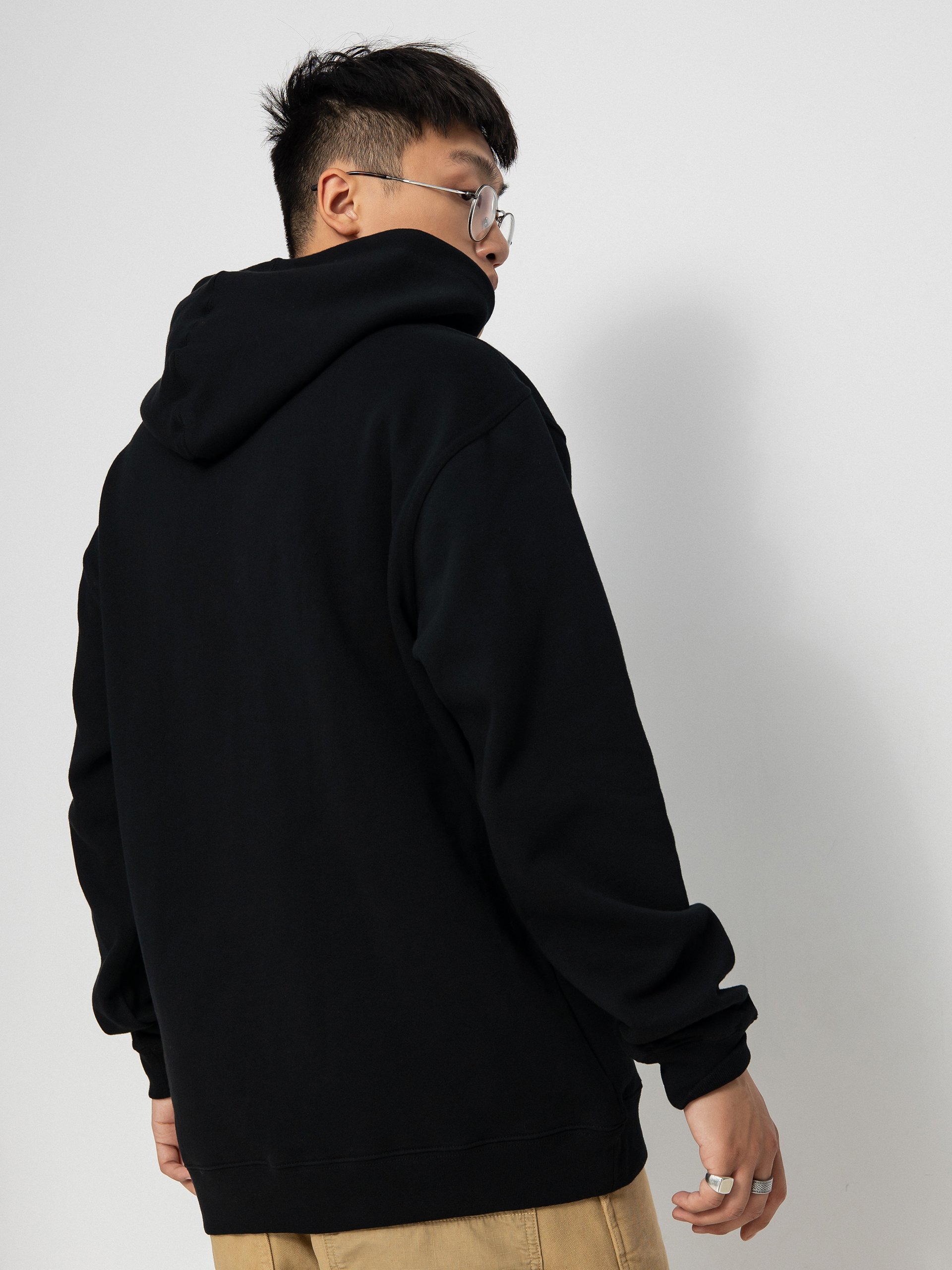 Bluza z kapturem Antihero Lil Blkhro Emb HD (black/yellow)