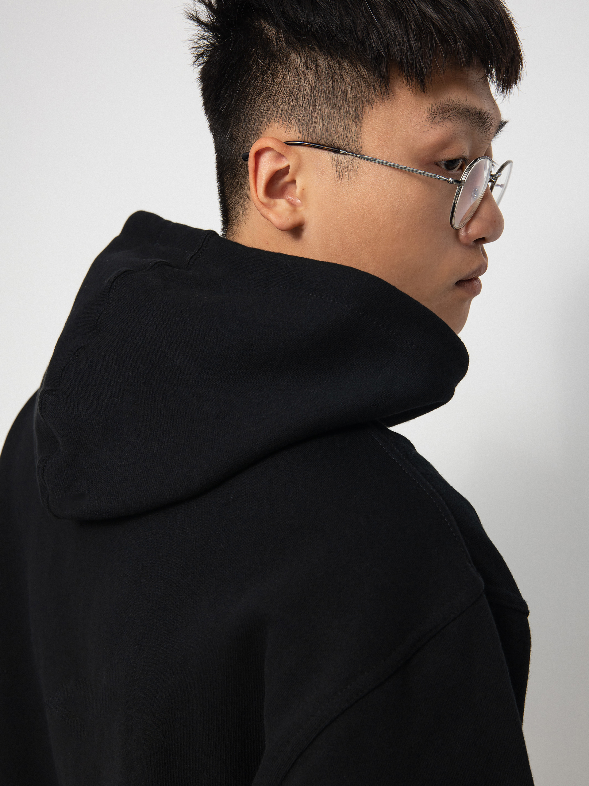 Bluza z kapturem Antihero Lil Blkhro Emb HD (black/yellow)