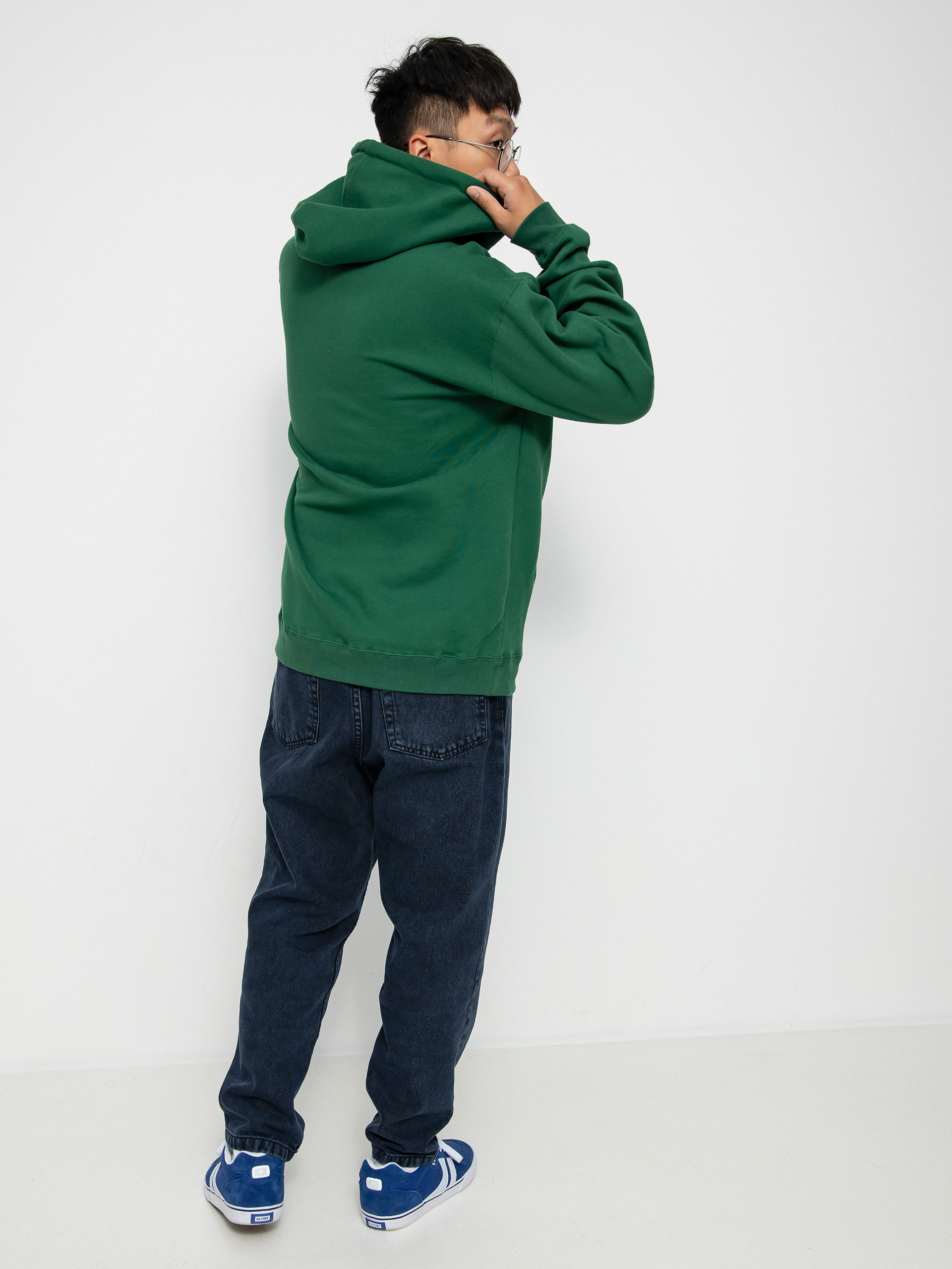 Bluza z kapturem Antihero Eagle HD (dark green/brown)