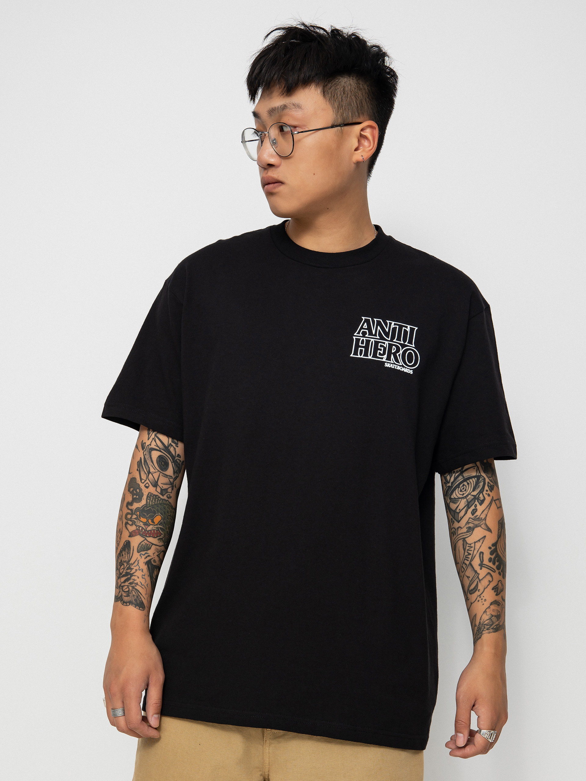 T-shirt Antihero Lil Blkhro Outln (black/white)