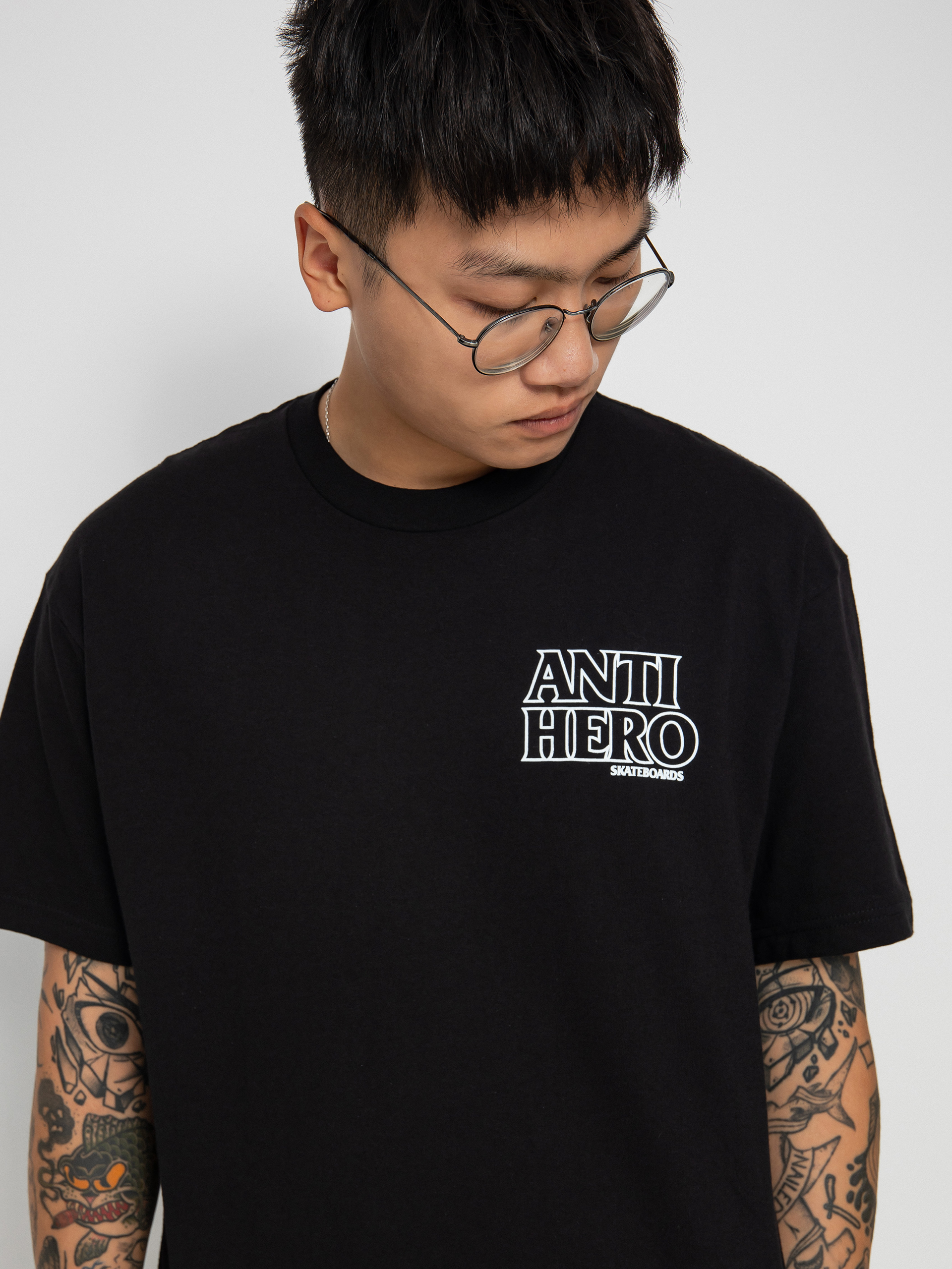 T-shirt Antihero Lil Blkhro Outln (black/white)