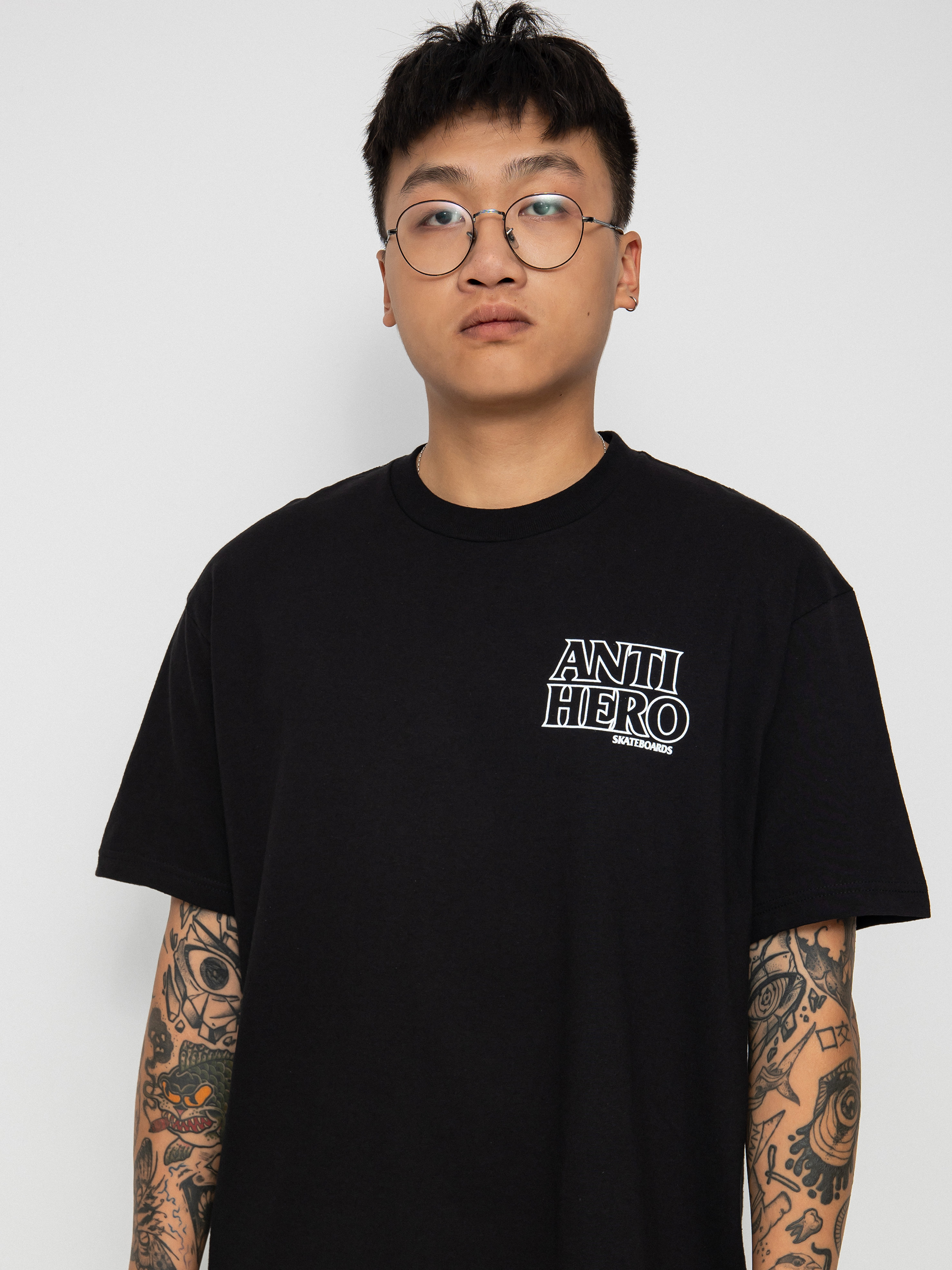 T-shirt Antihero Lil Blkhro Outln (black/white)