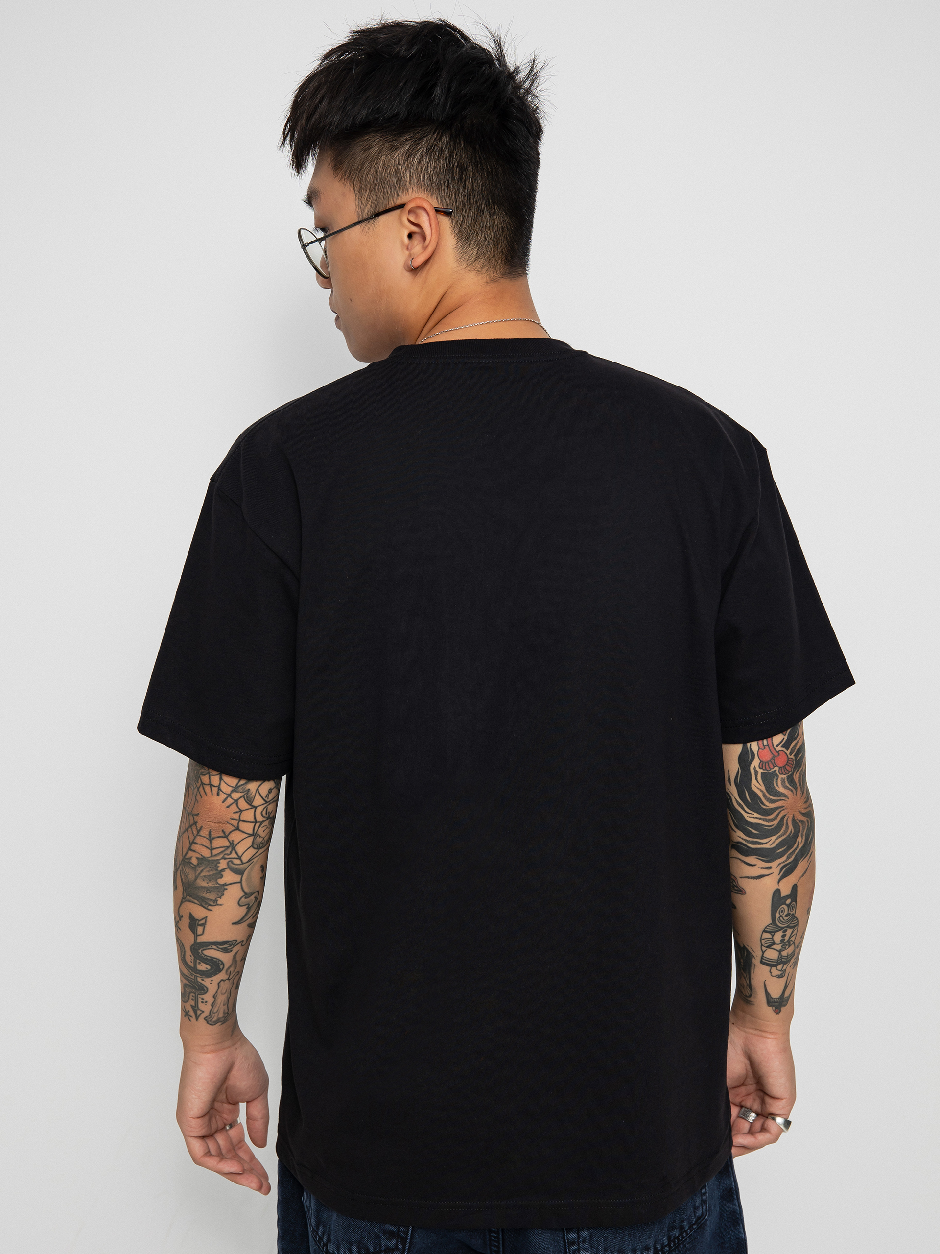 T-shirt Krooked Eyes Lg (black/green)