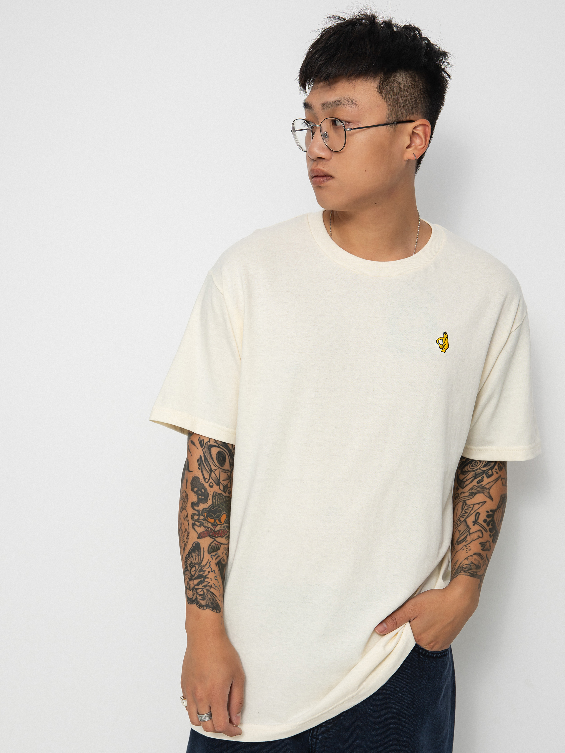 T-shirt Krooked Shmoo (natural/yellow)