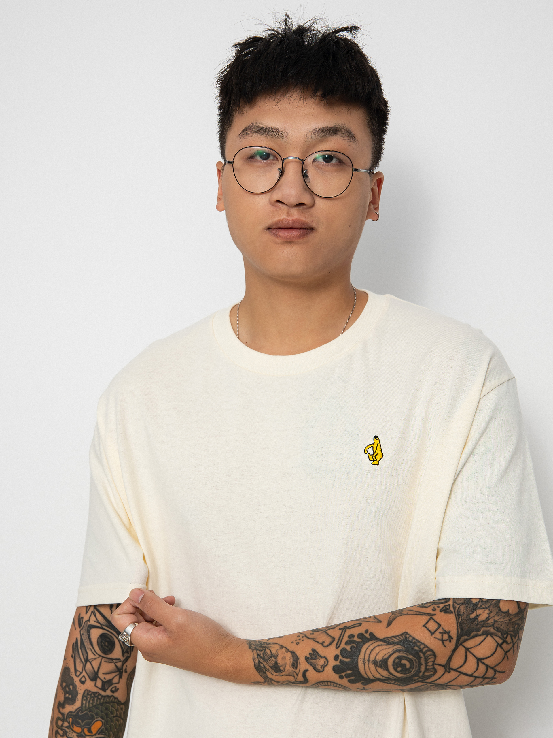 T-shirt Krooked Shmoo (natural/yellow)
