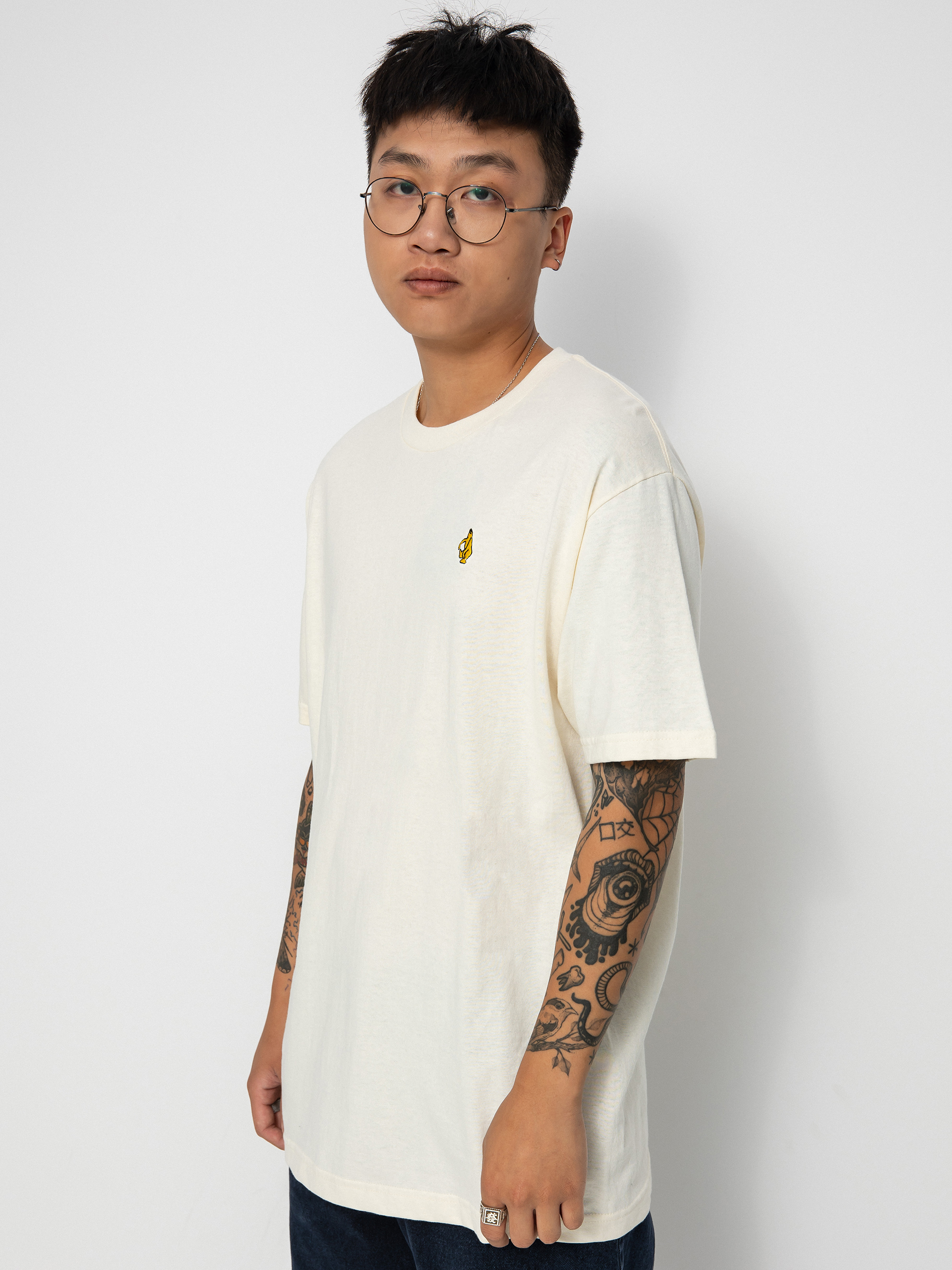 T-shirt Krooked Shmoo (natural/yellow)