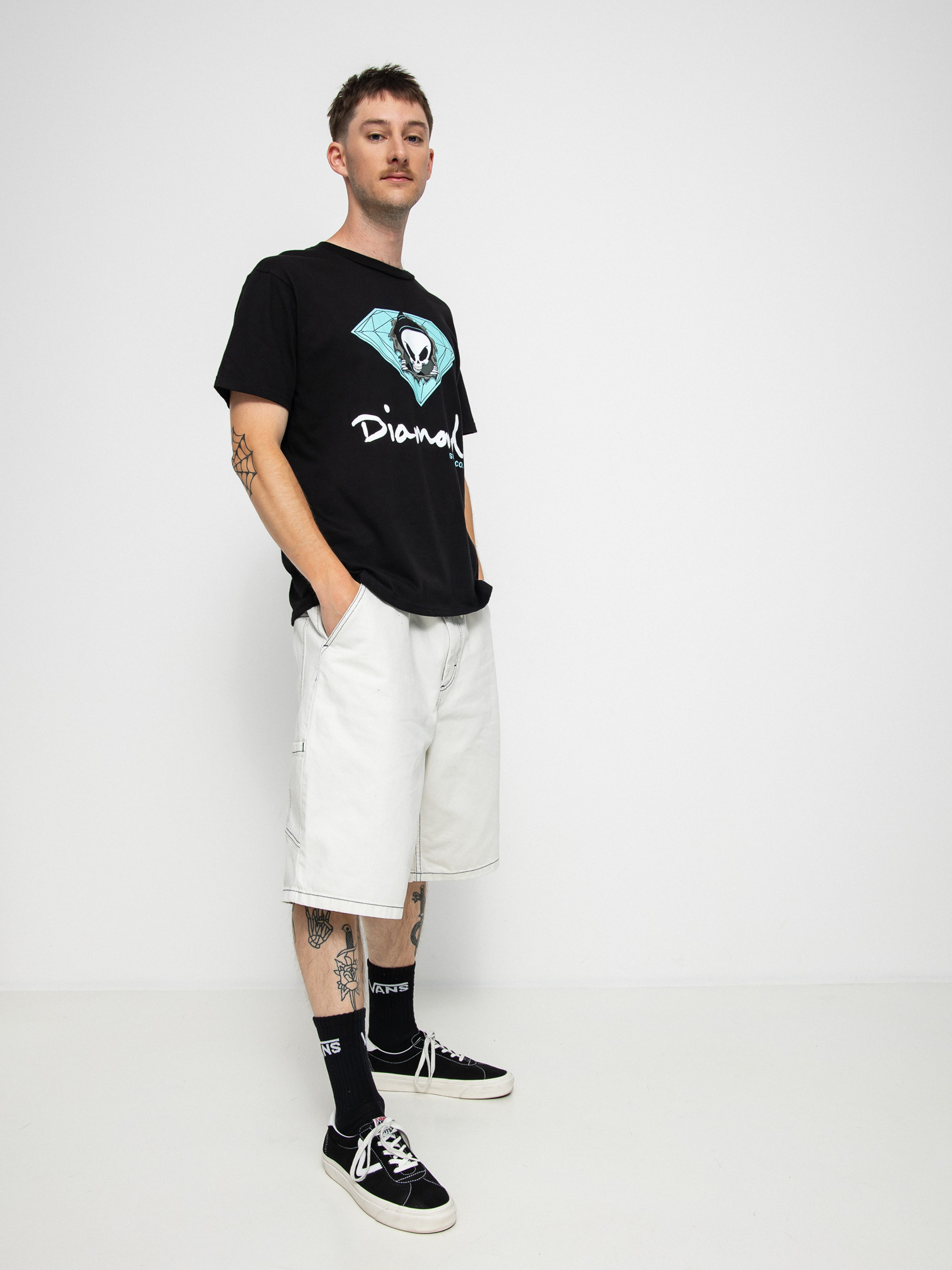T-shirt Diamond Supply Co. Reaper Sign (black)