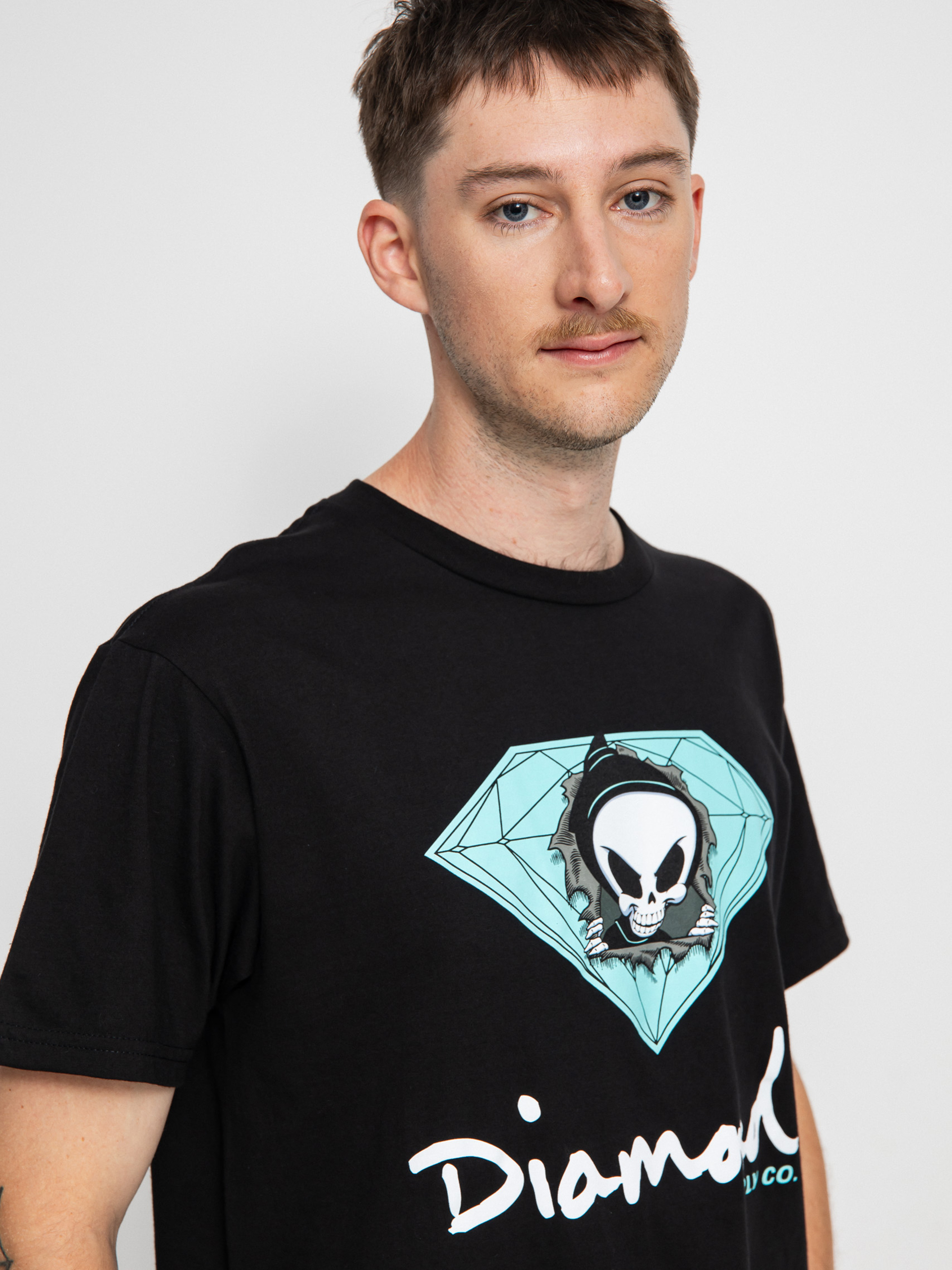 T-shirt Diamond Supply Co. Reaper Sign (black)