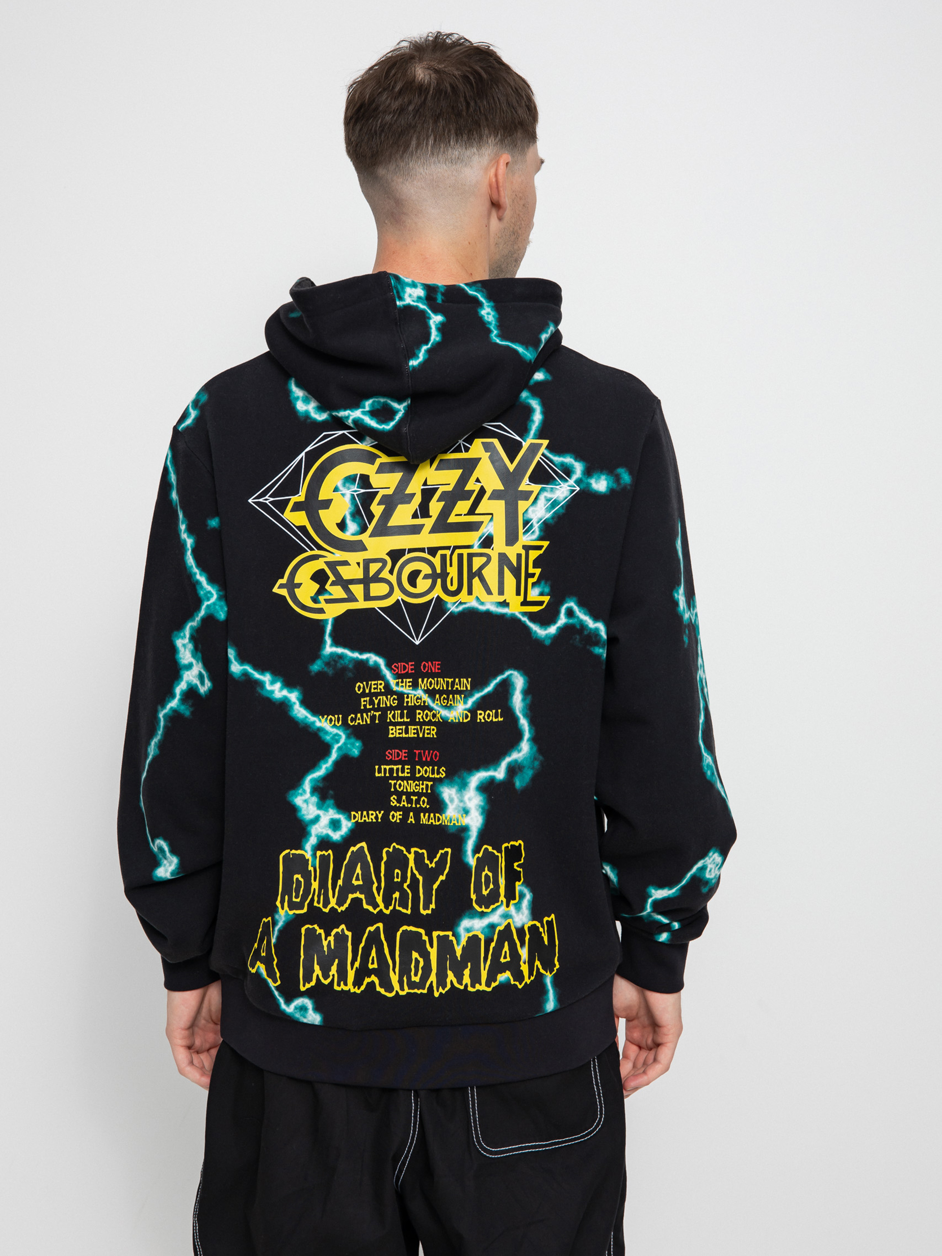 Bluza Diamond Supply Co. Mad Lightning Allover Print (black)