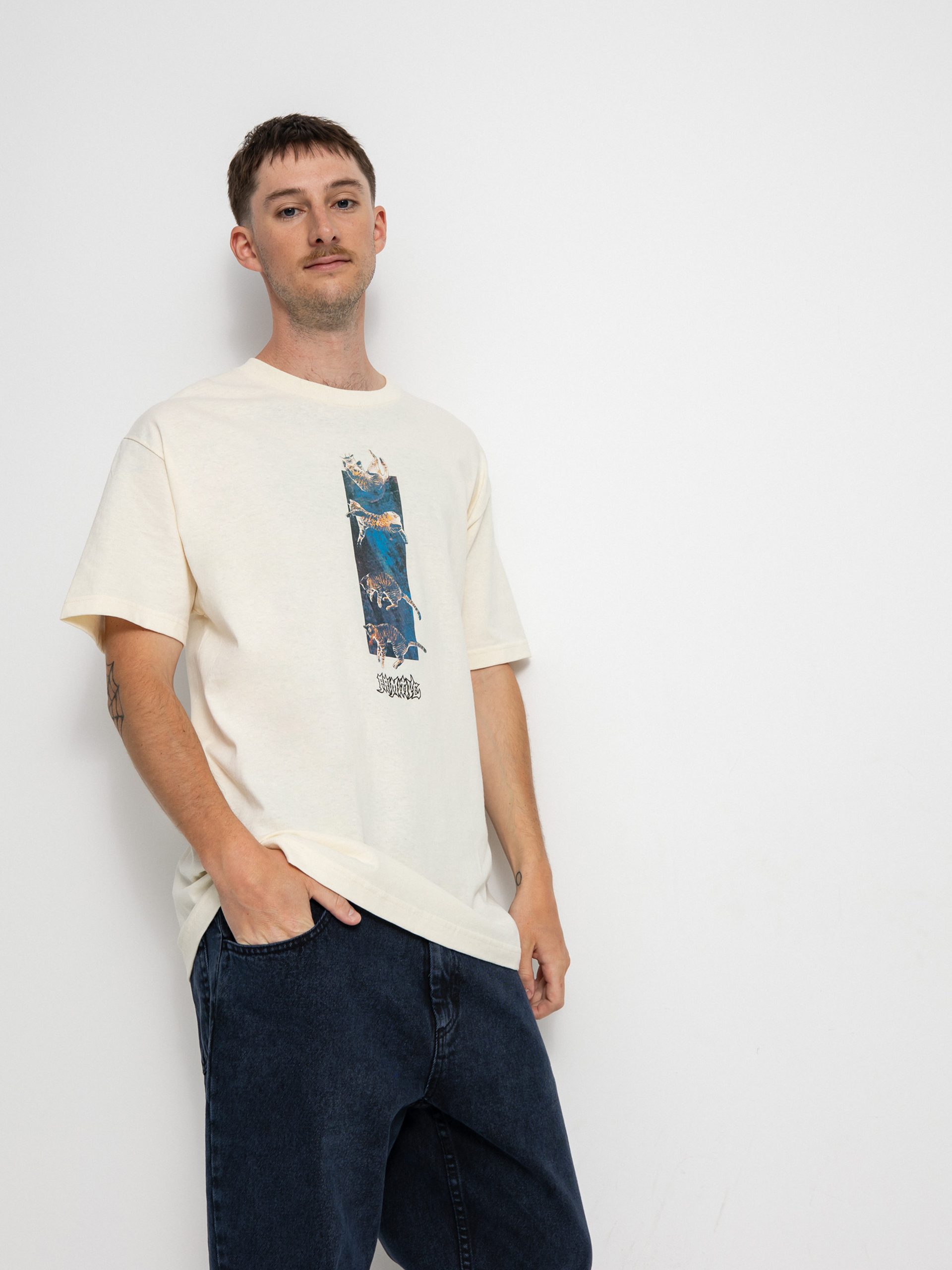T-shirt Primitive Nine Lives (cream)