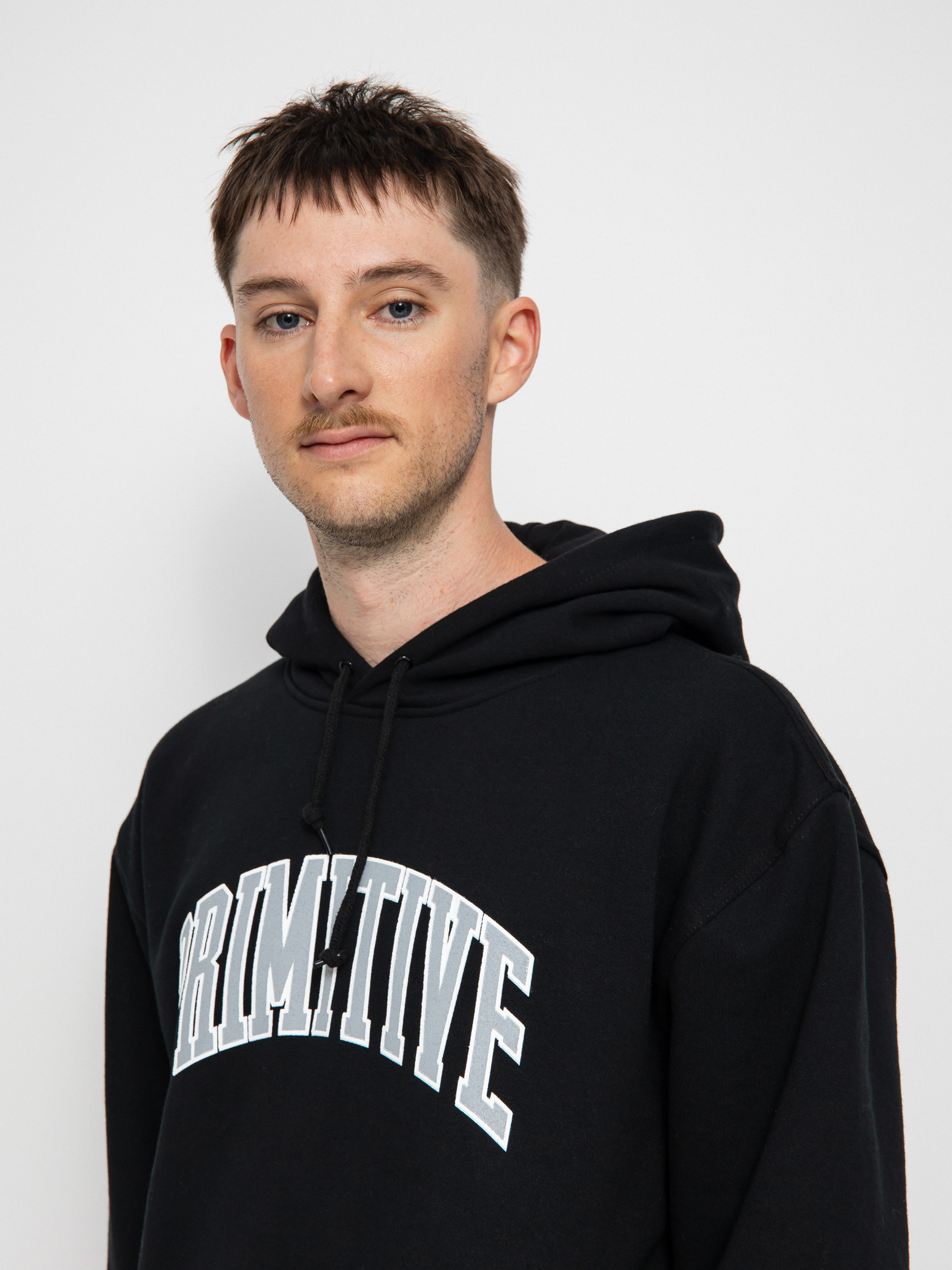 Bluza z kapturem Primitive Collegiate Arch HD (black)