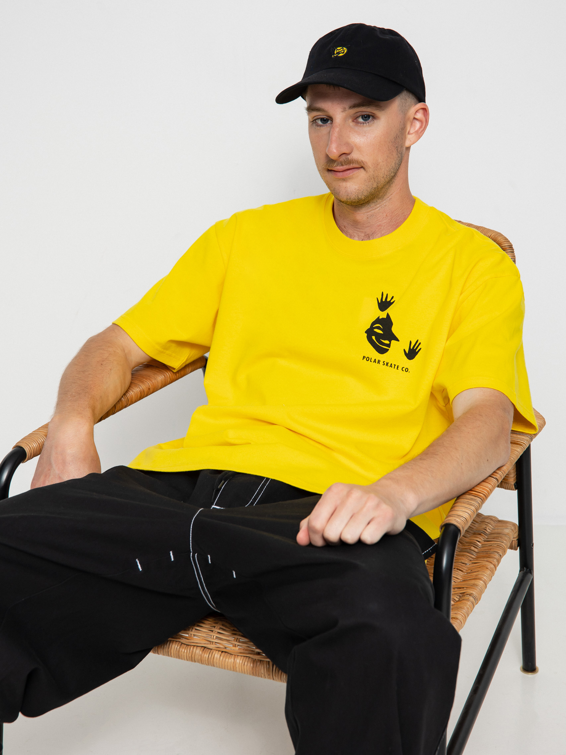 T-shirt Polar Skate Demon (yellow)