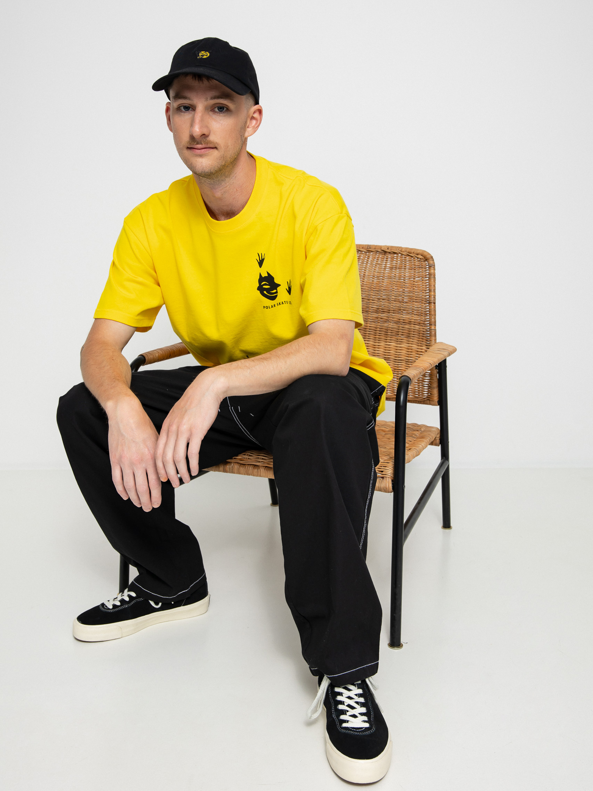 T-shirt Polar Skate Demon (yellow)