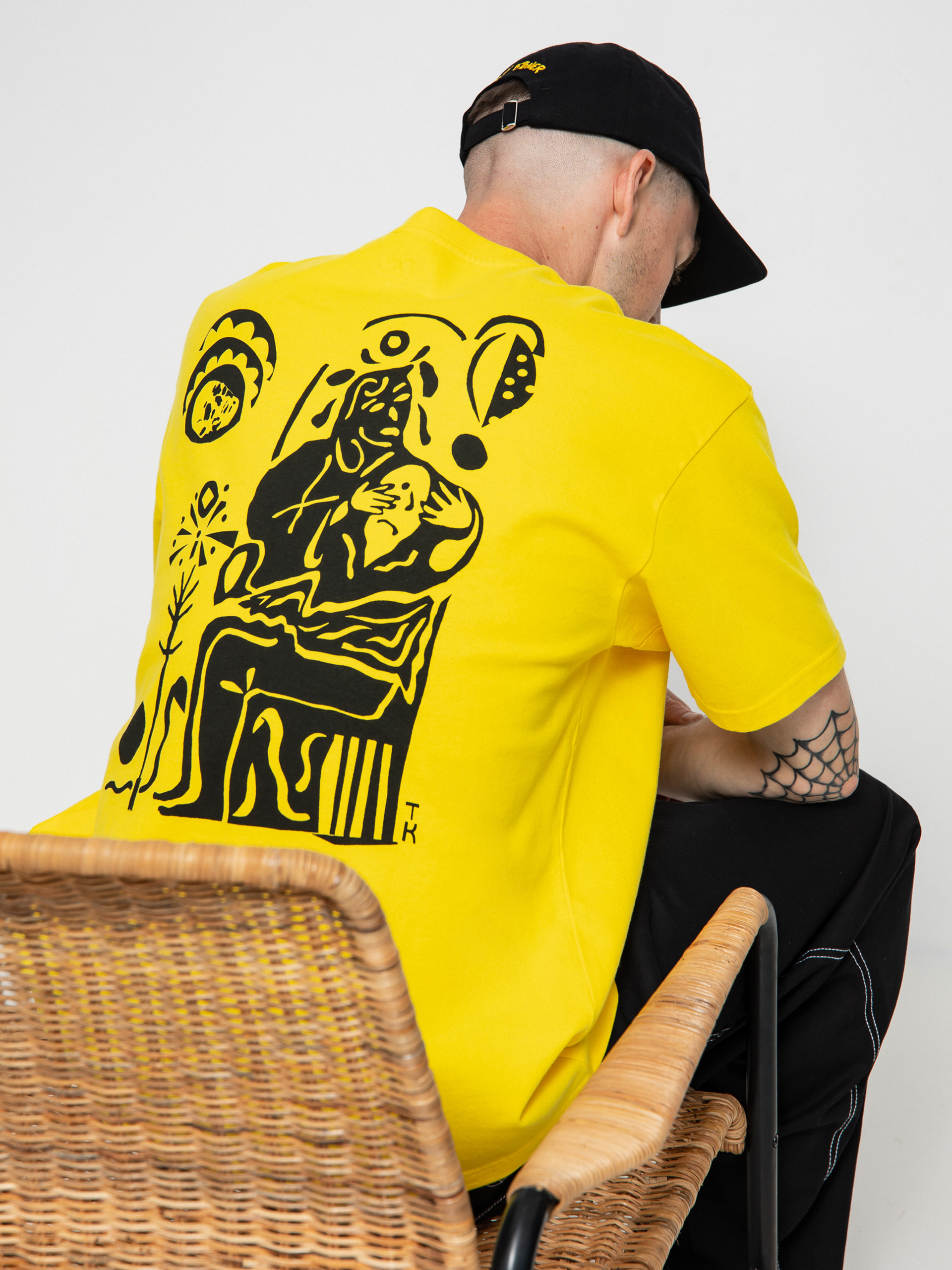 T-shirt Polar Skate Demon (yellow)