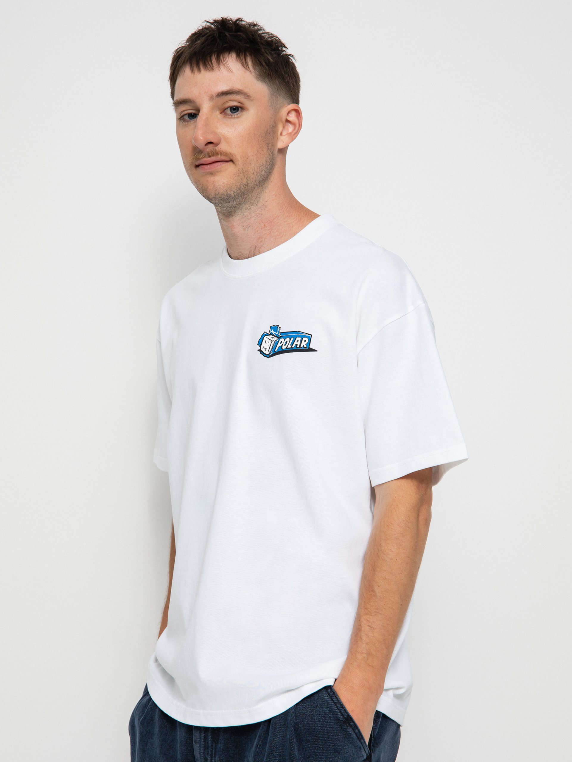 T-shirt Polar Skate Bubblegum (white)