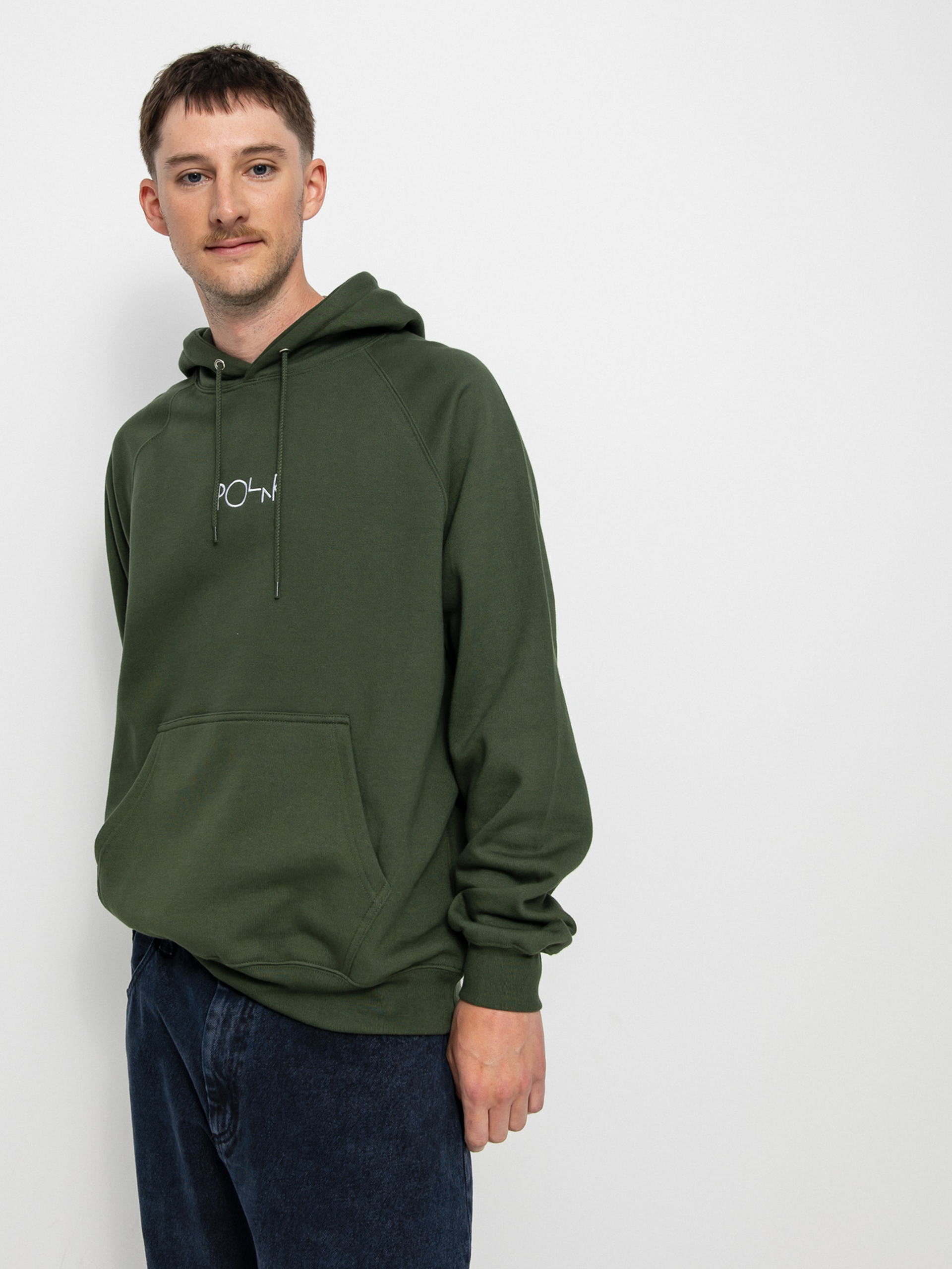 Bluza z kapturem Polar Skate Default HD (dark olive)