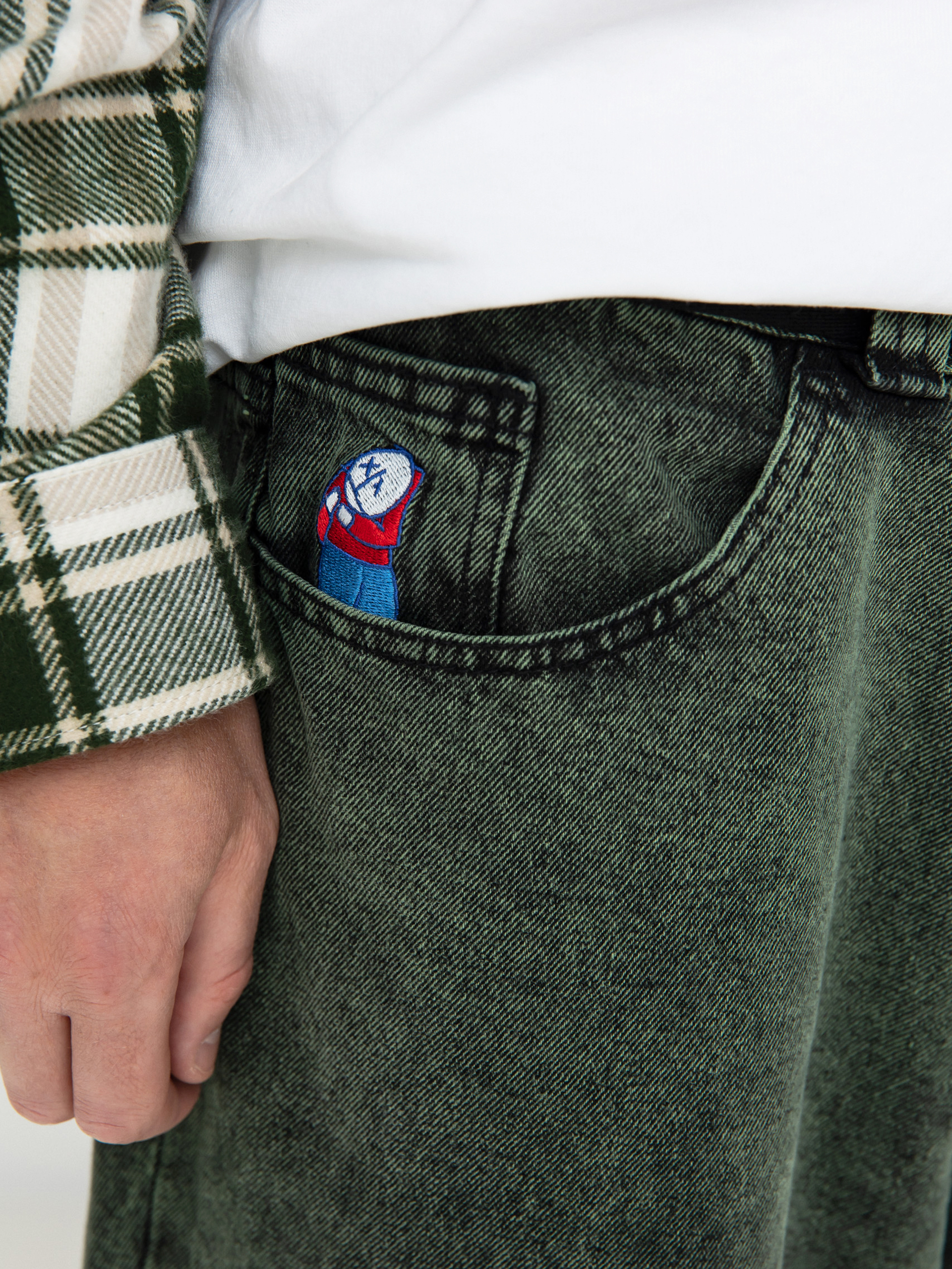 Spodnie Polar Skate Big Boy Jeans (mint black)