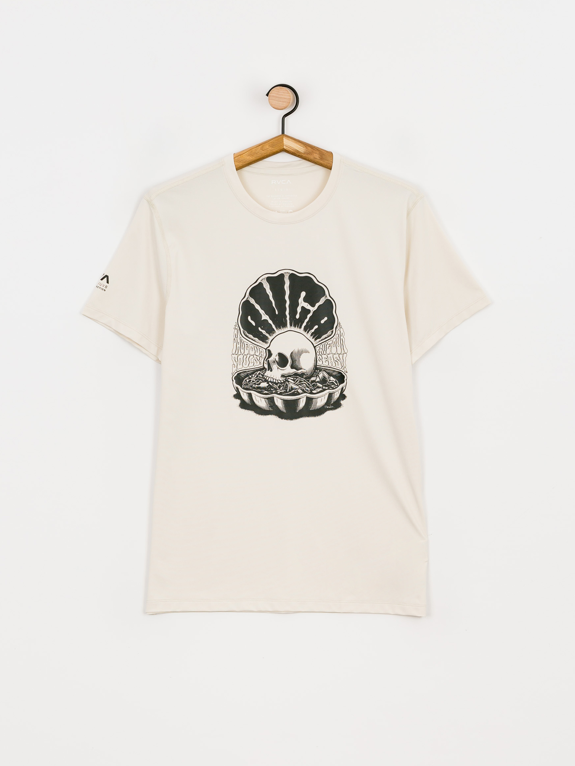 T-shirt RVCA Rvca Surf Shirt Prin (silver bleach)