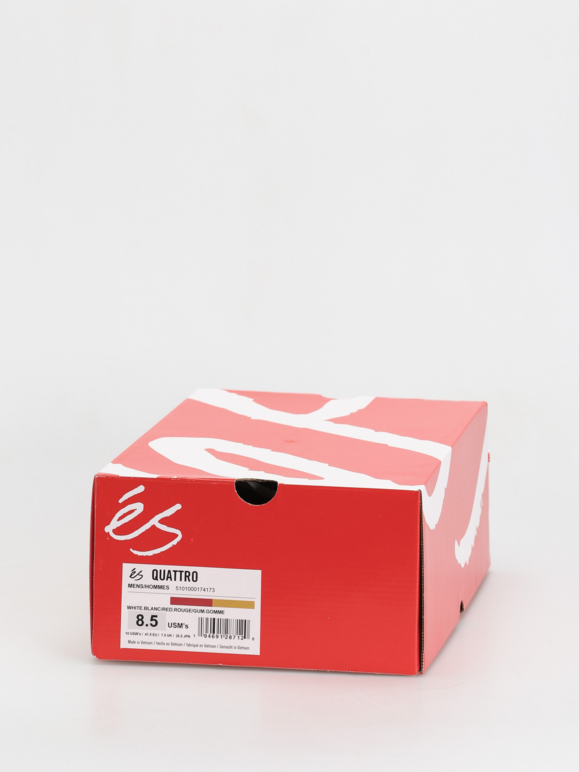 Buty eS Quattro (white/red/gum)