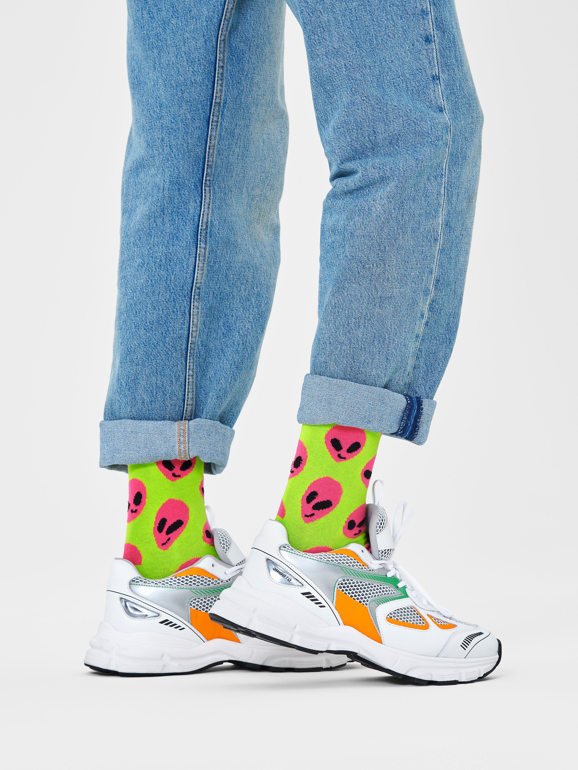 Skarpetki Happy Socks Alien (green)