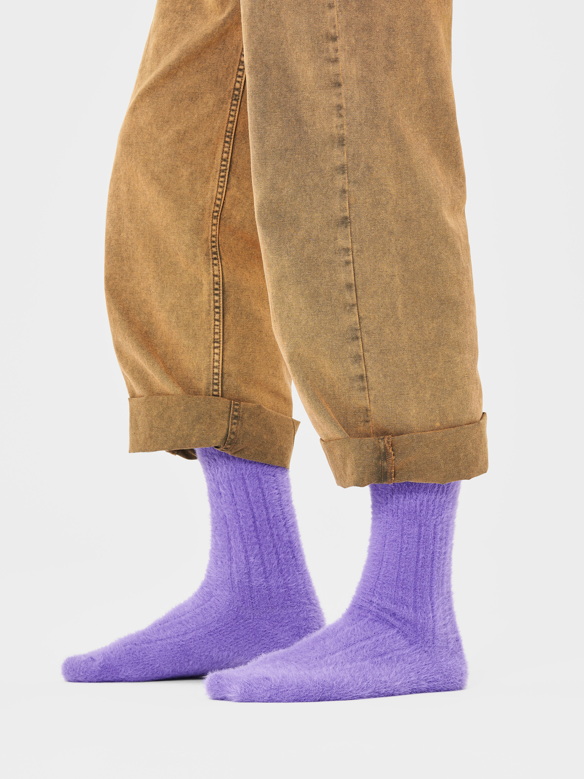 Skarpetki Happy Socks Fluffy Friend (violet)