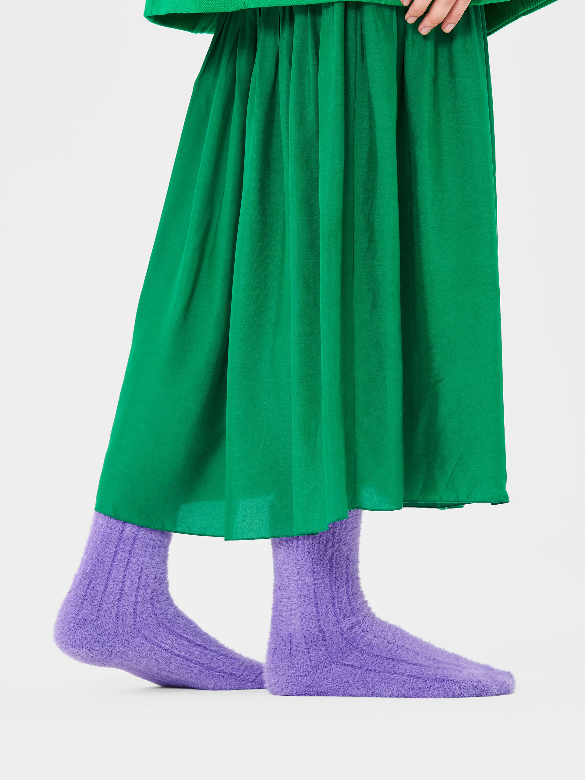 Skarpetki Happy Socks Fluffy Friend (violet)