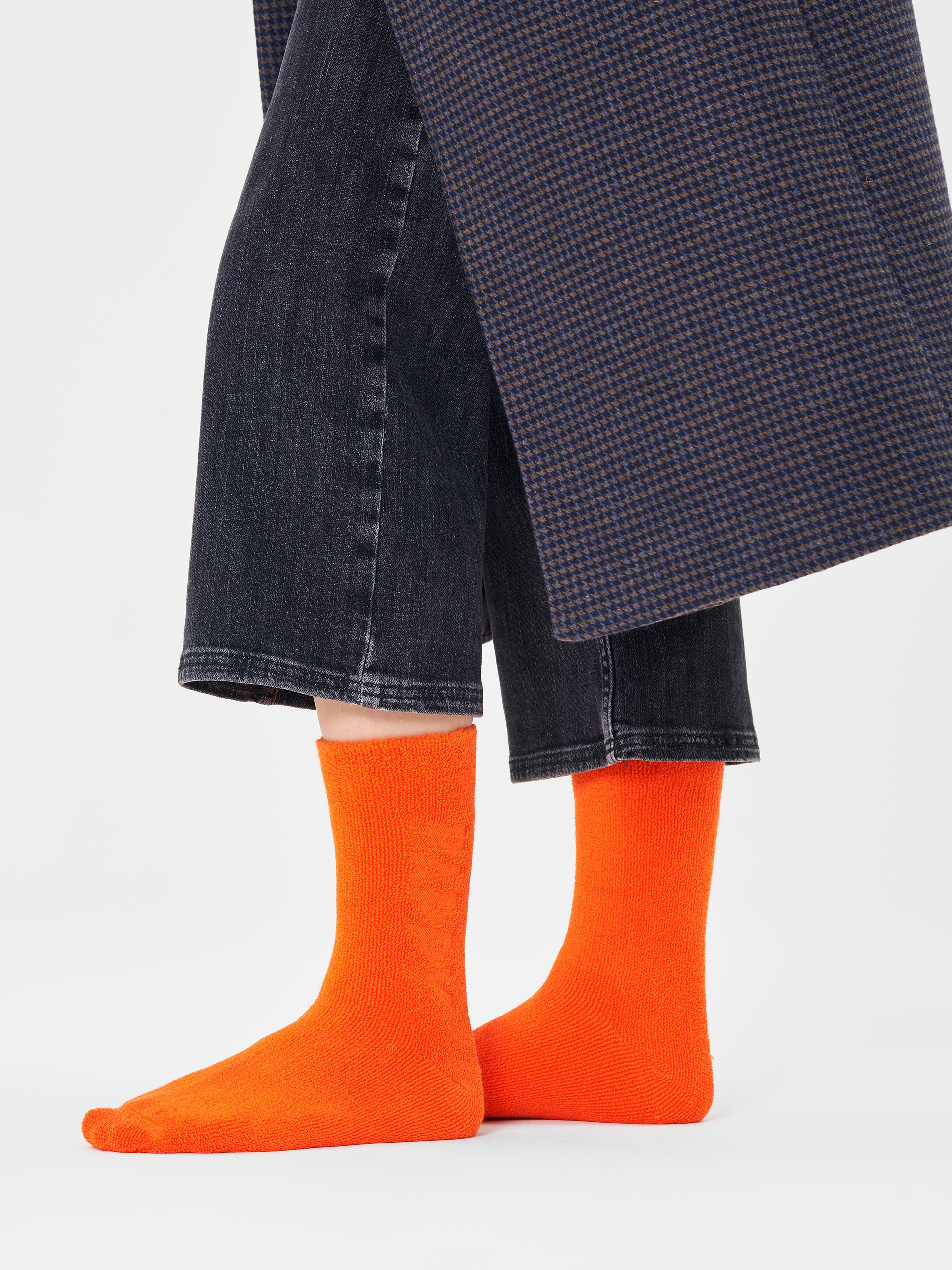 Skarpetki Happy Socks Terry 3/4 Crew (orange)