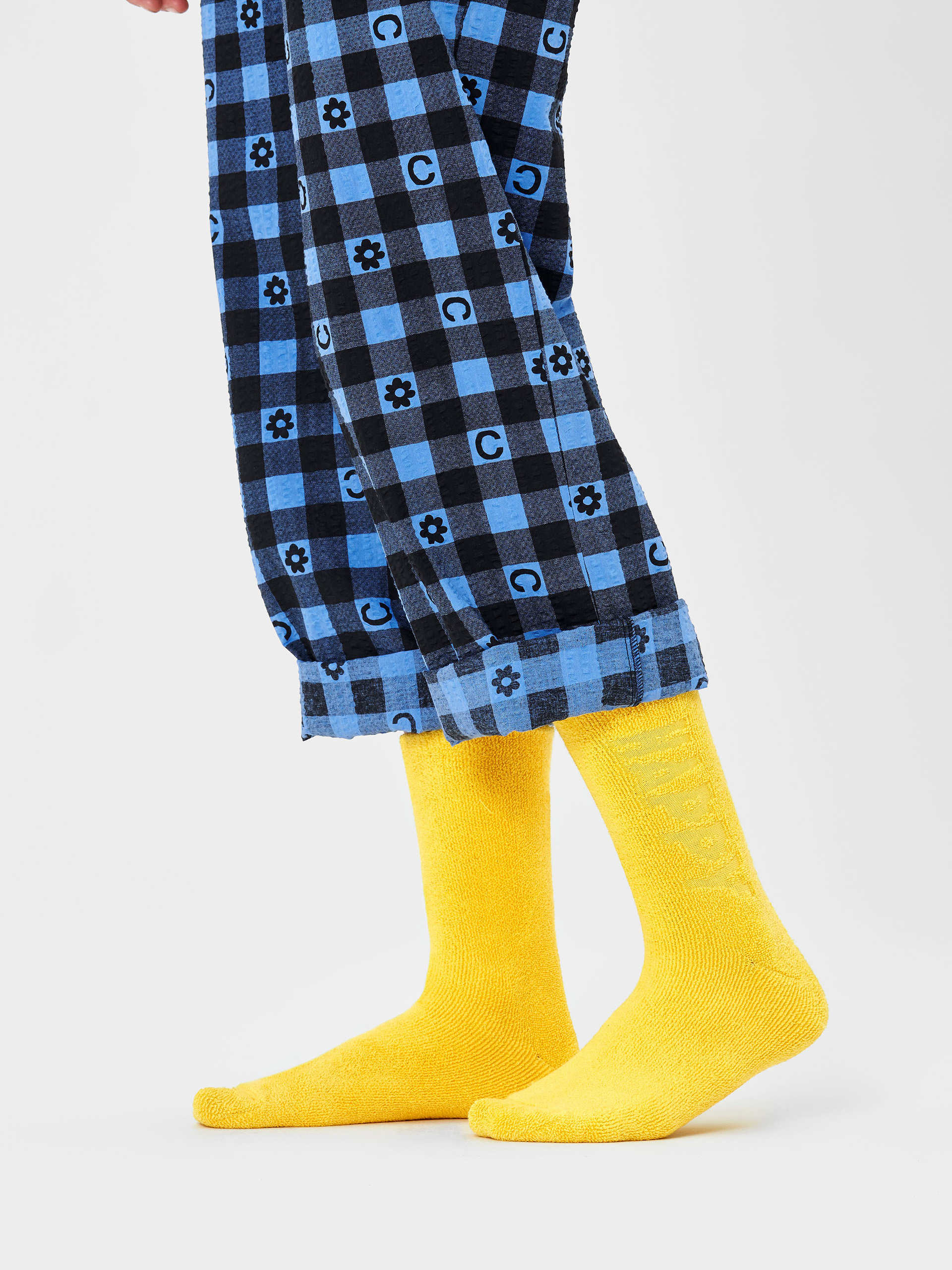 Skarpetki Happy Socks Terry 3/4 Crew (yellow)