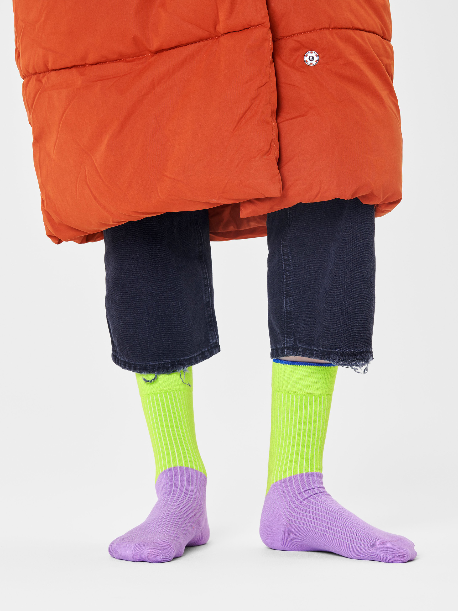 Skarpetki Happy Socks I Am Blocked (green/violet)