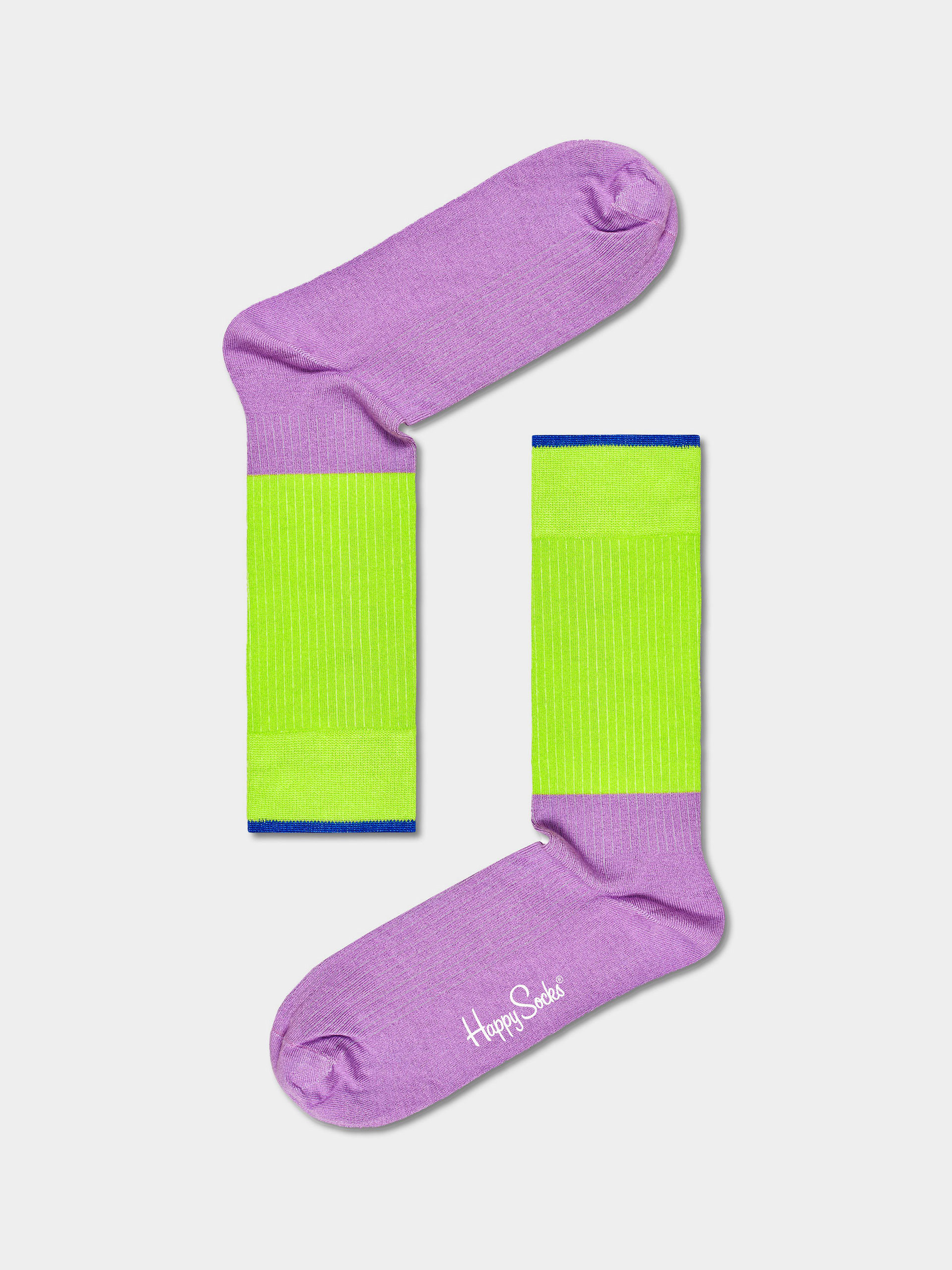 Skarpetki Happy Socks I Am Blocked (green/violet)