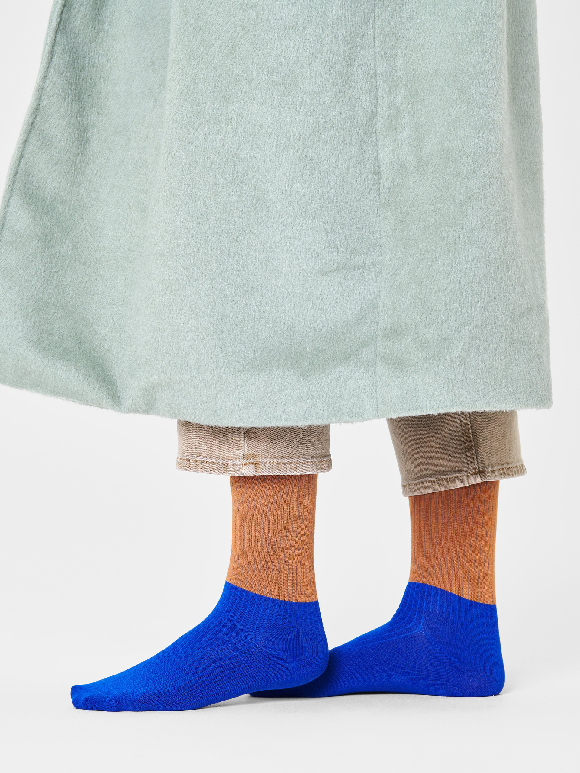 Skarpetki Happy Socks I Am Blocked (green/violet)