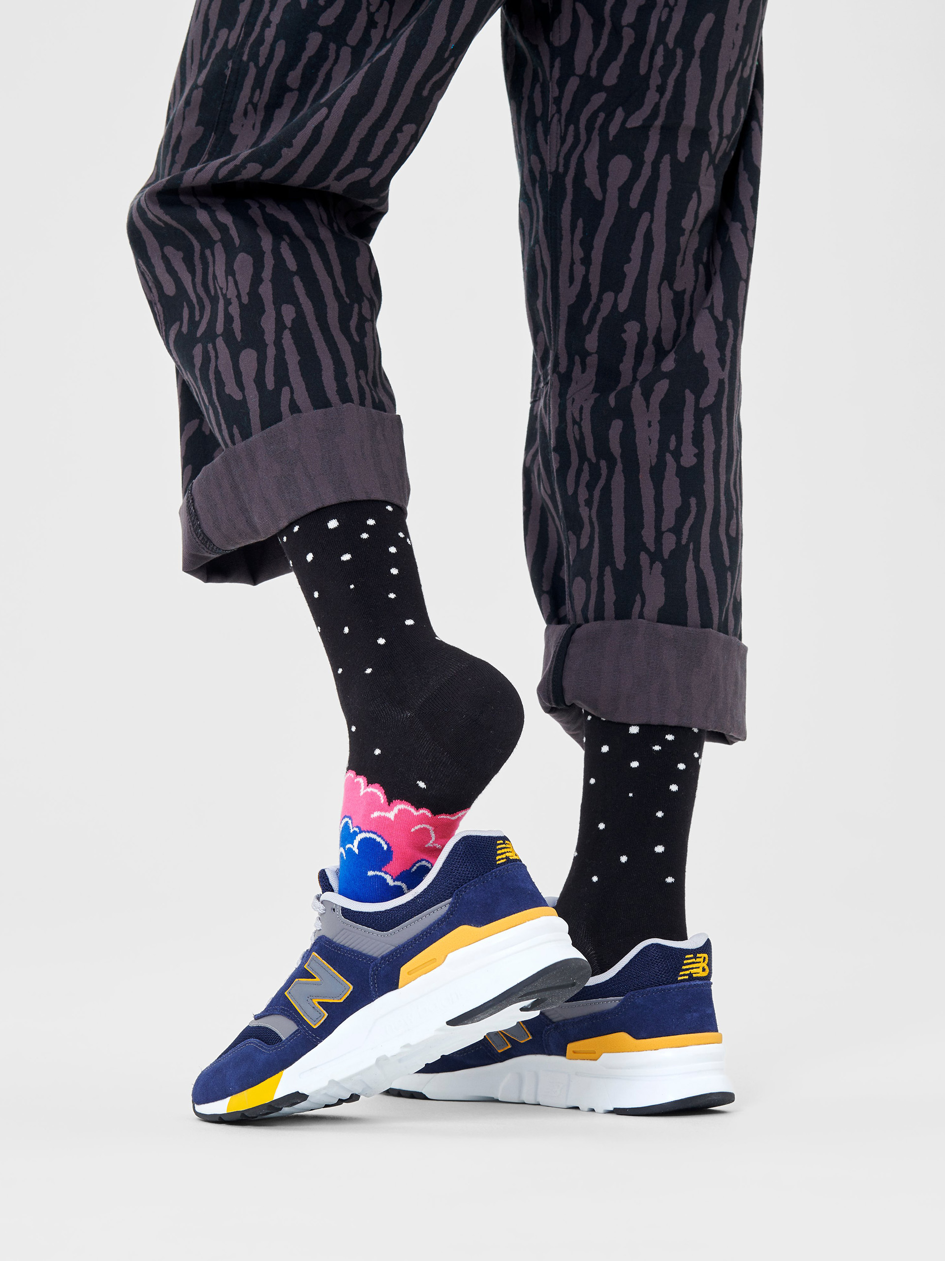 Skarpetki Happy Socks Over The Cloud (black)