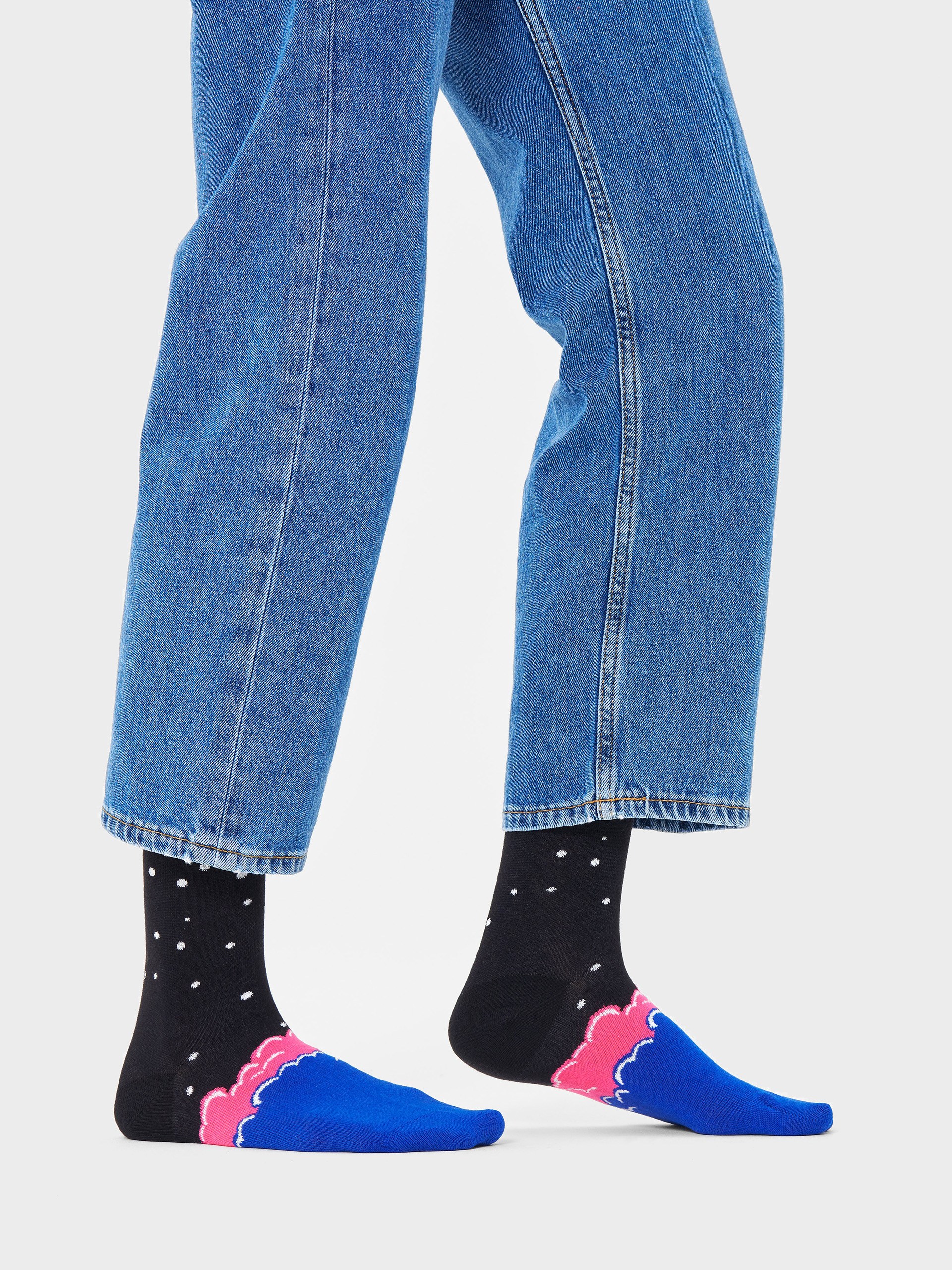 Skarpetki Happy Socks Over The Cloud (black)