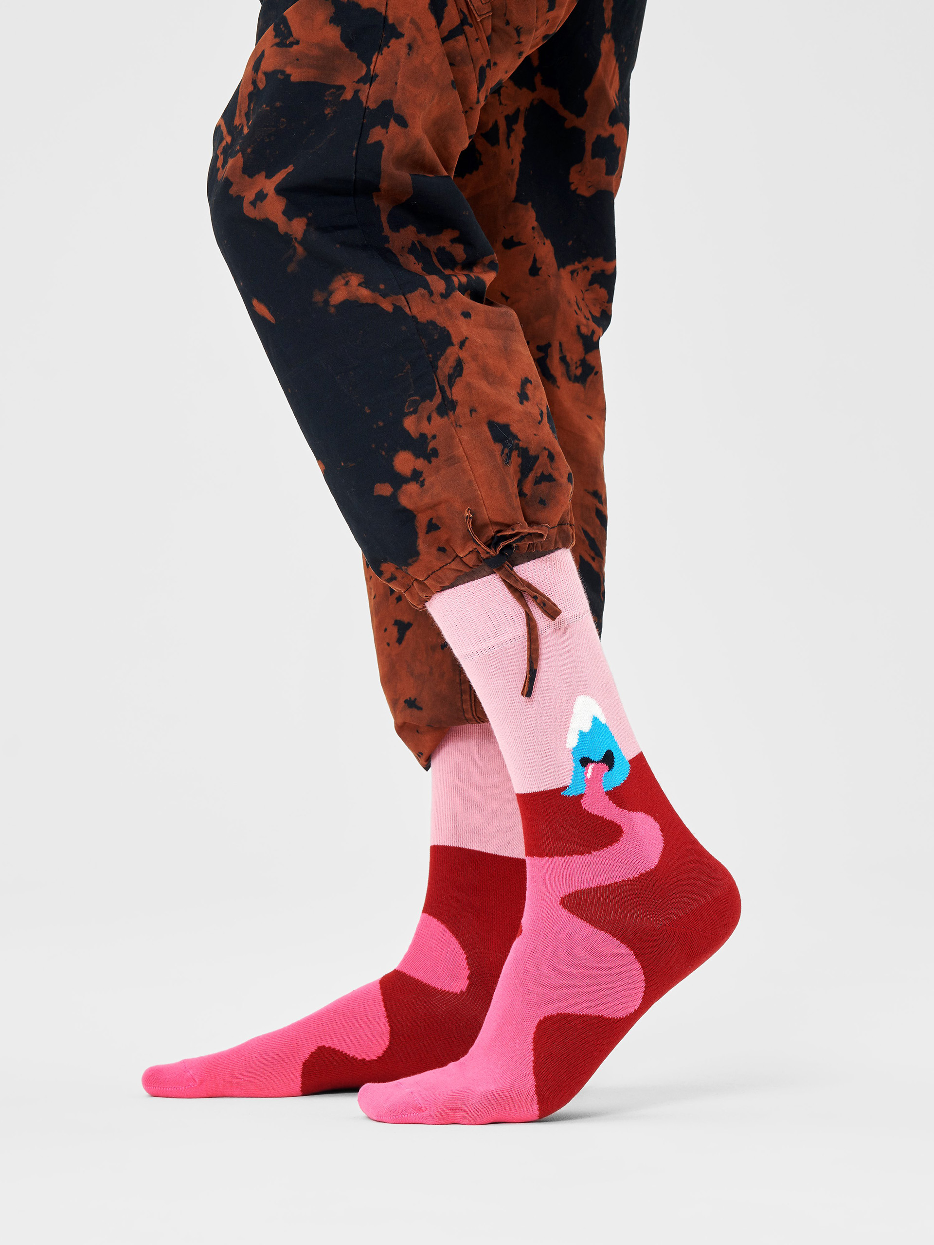 Skarpetki Happy Socks Mountain High (pink)