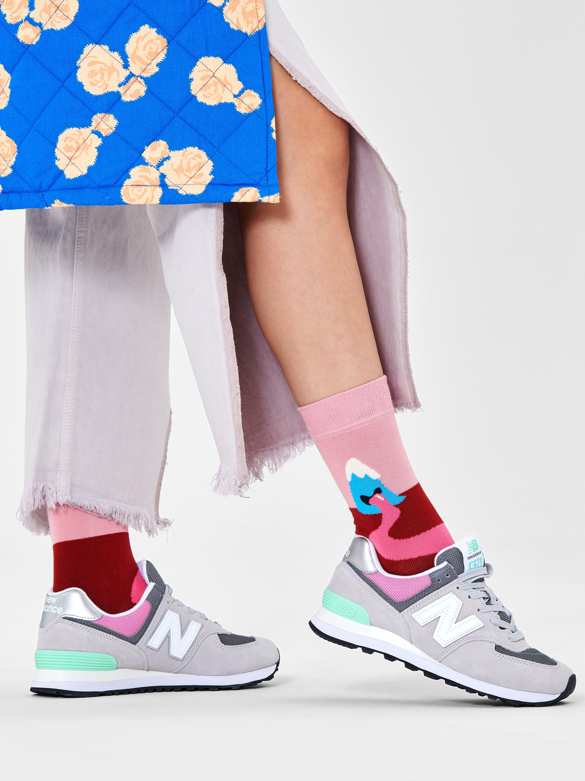 Skarpetki Happy Socks Mountain High (pink)
