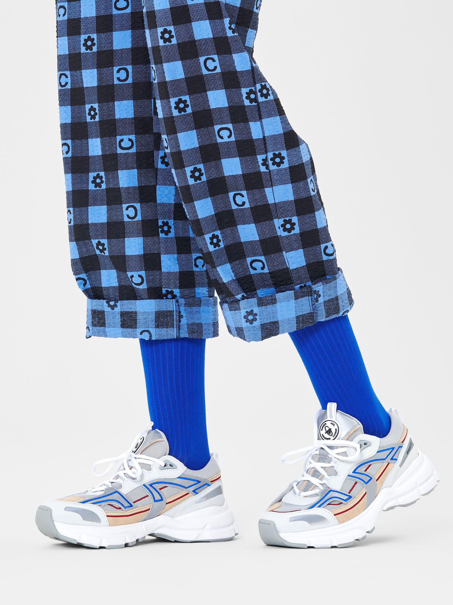 Skarpetki Happy Socks Solid Rib (blue)