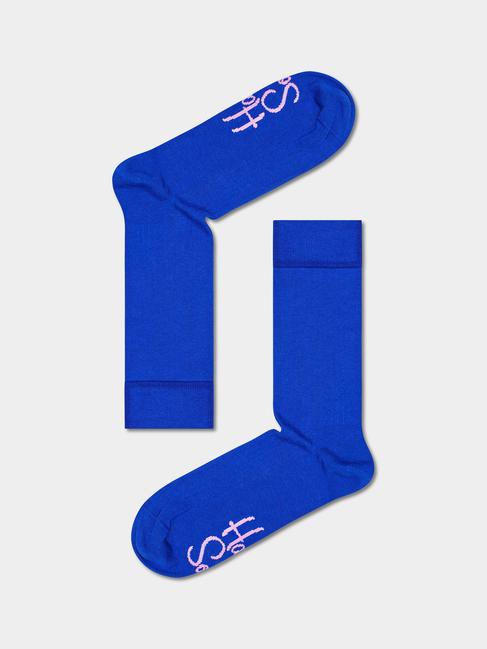 Skarpetki Happy Socks Solid Rib (blue)