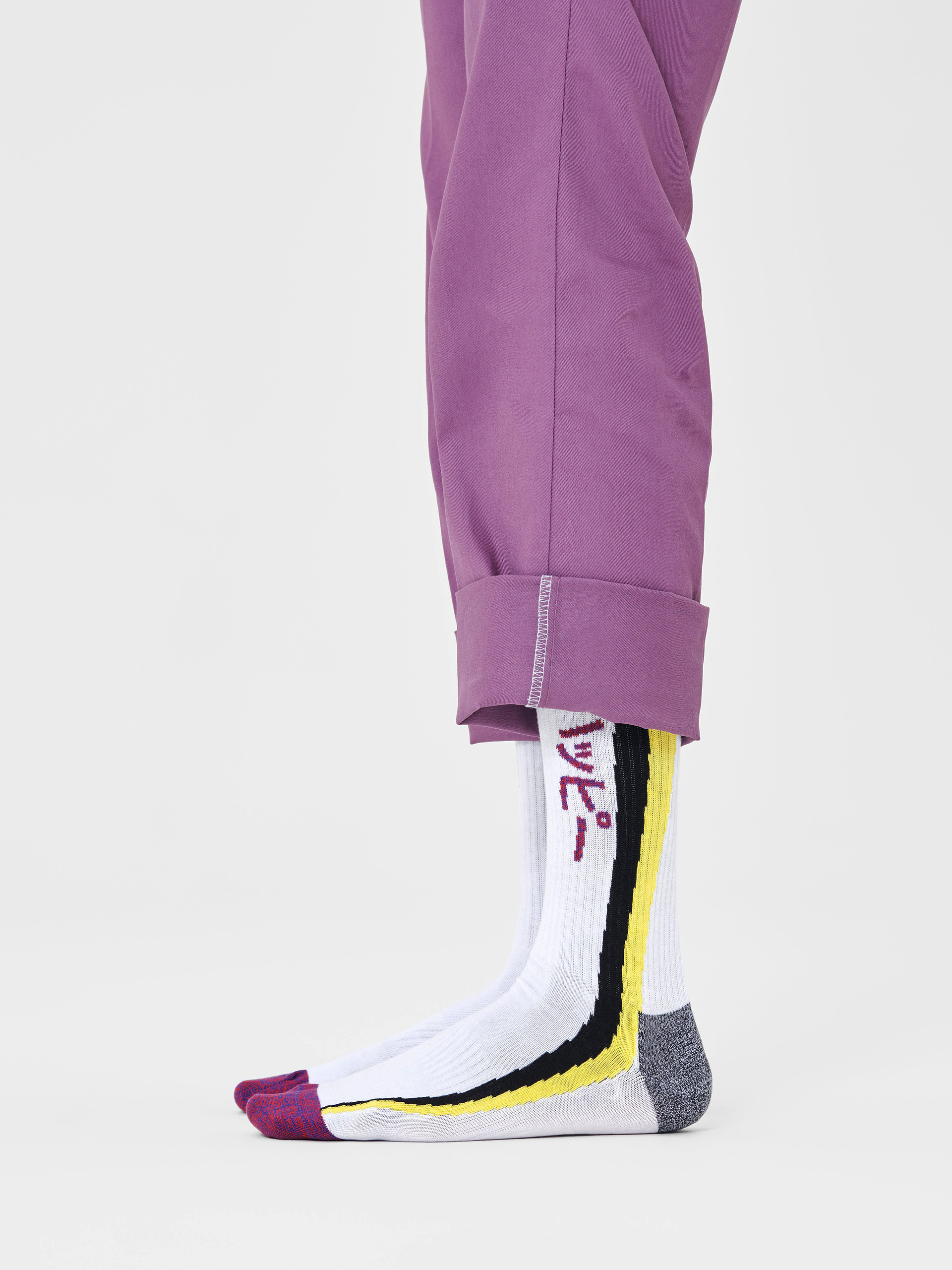 Skarpetki Happy Socks Shooting Stripe Thin Crew (white)