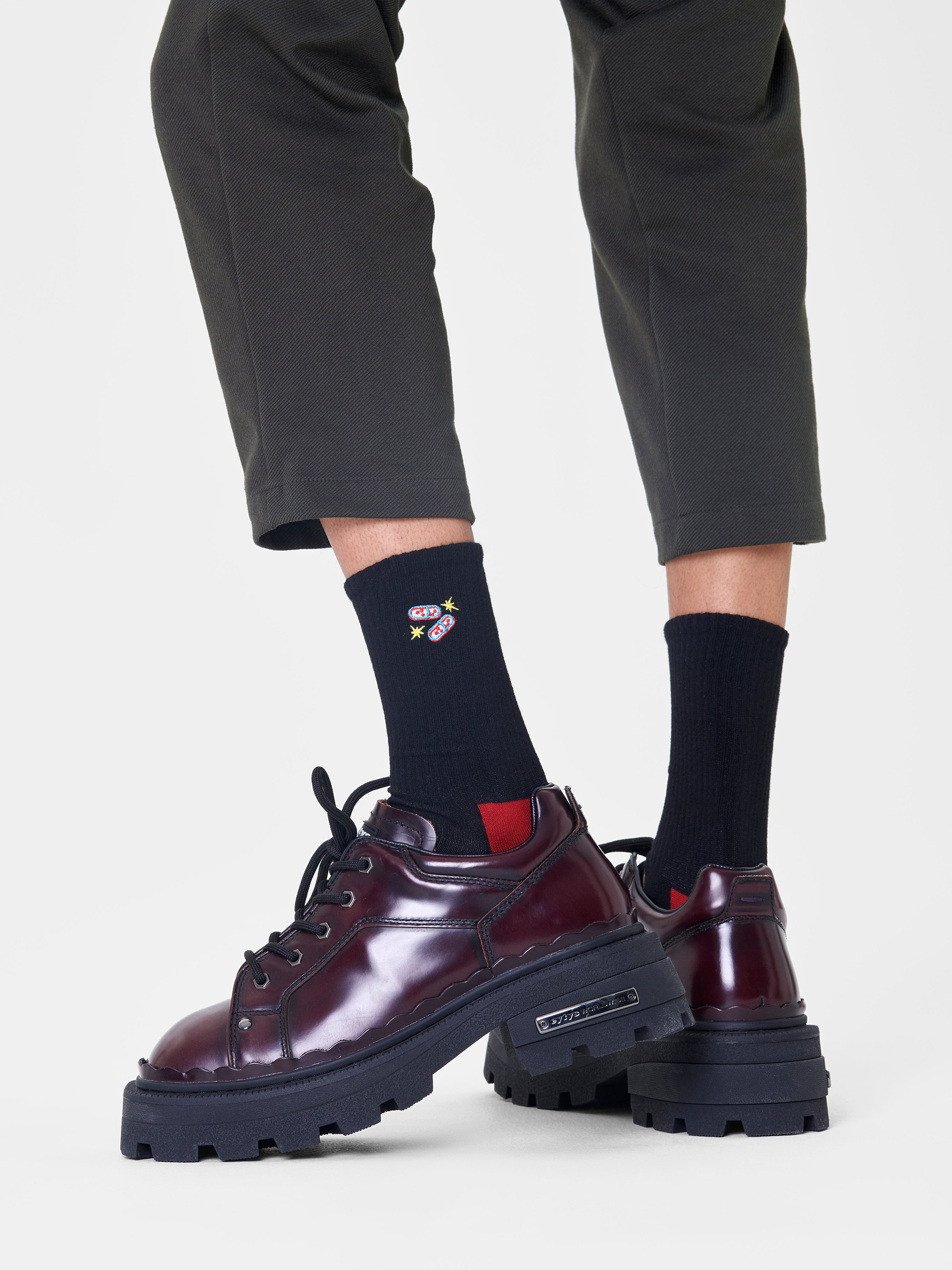 Skarpetki Happy Socks Your Choice 3/4 Crew (black)