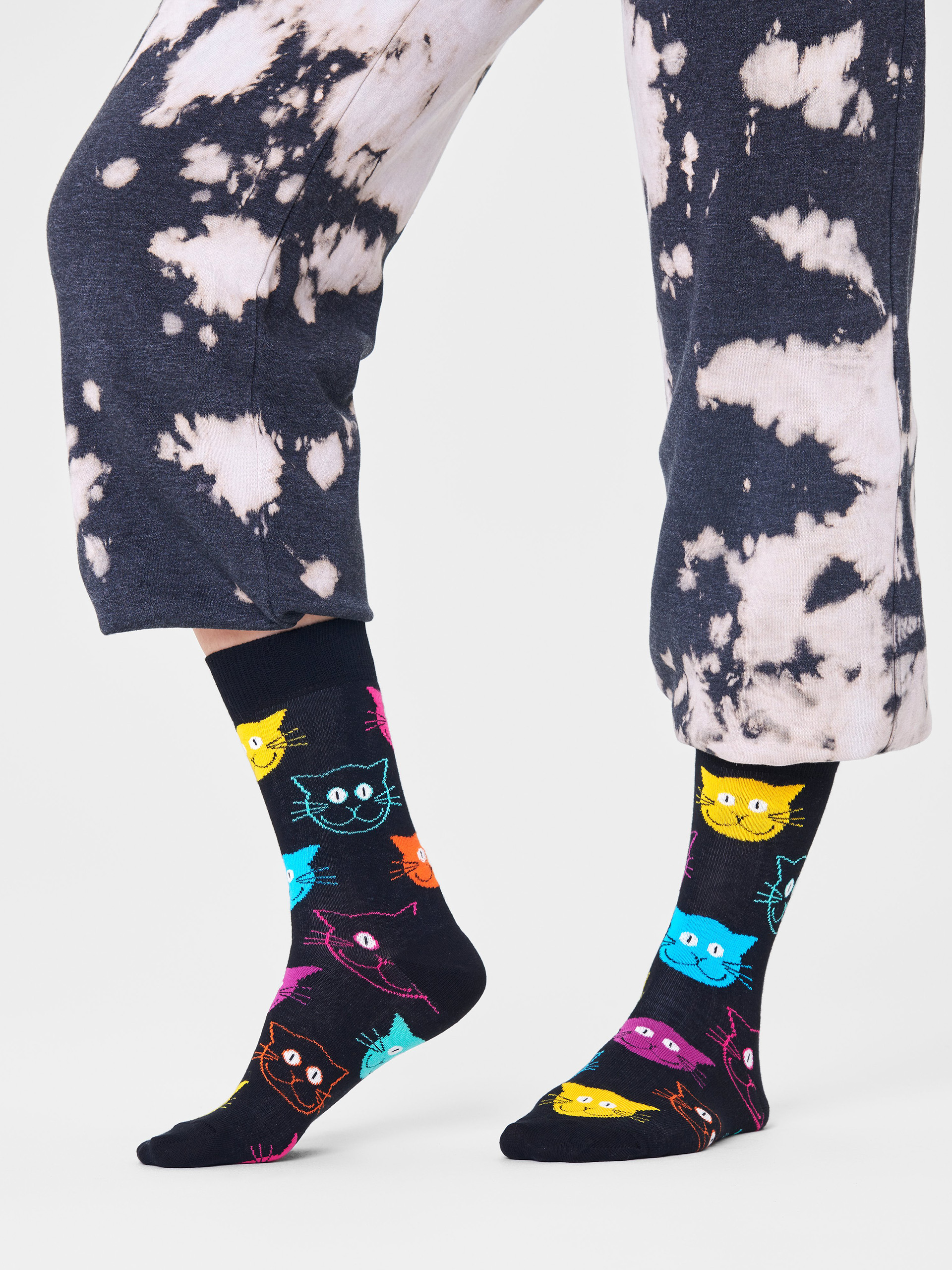 Skarpetki Happy Socks Cat (black)