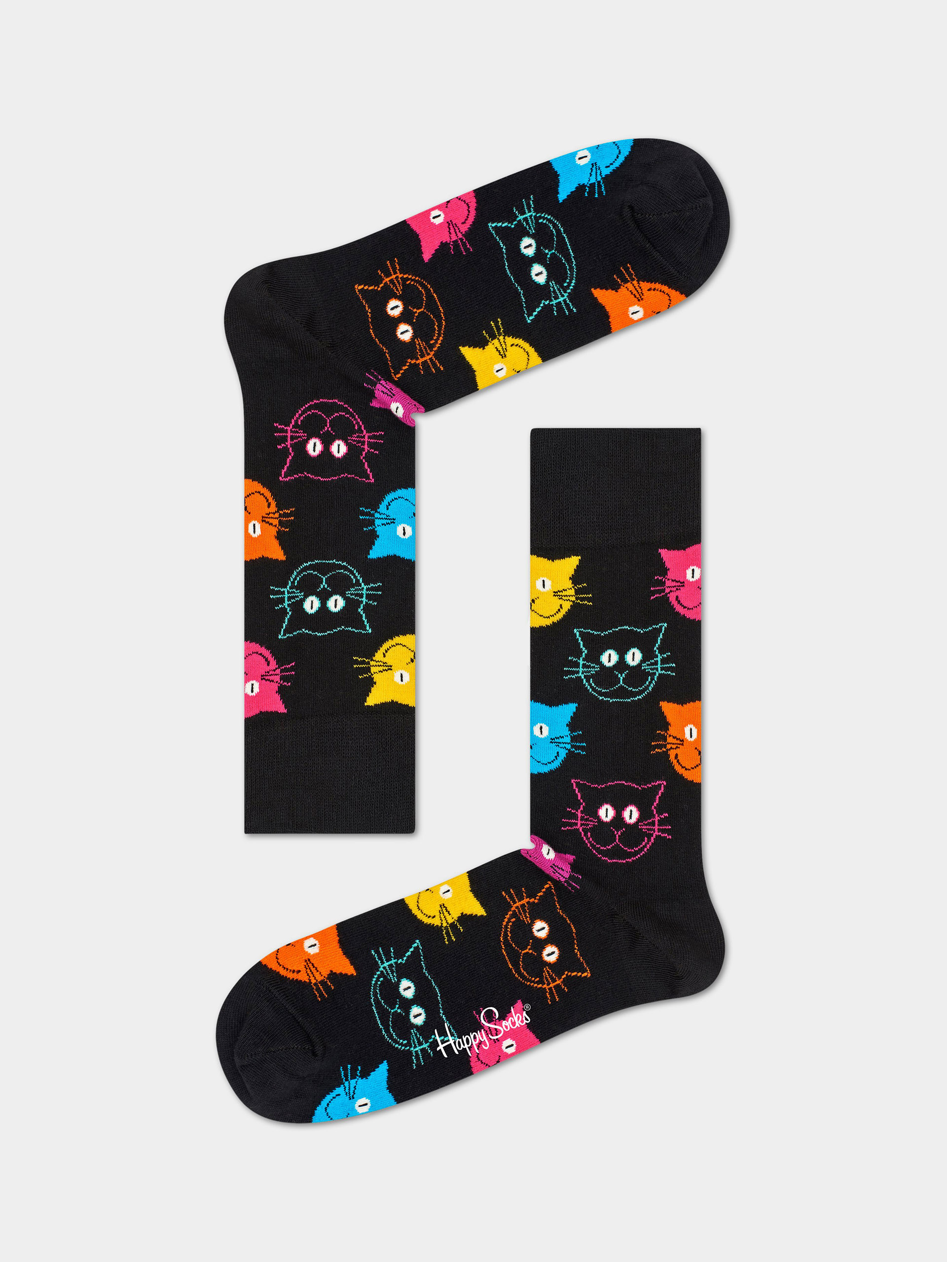 Skarpetki Happy Socks Cat (black)