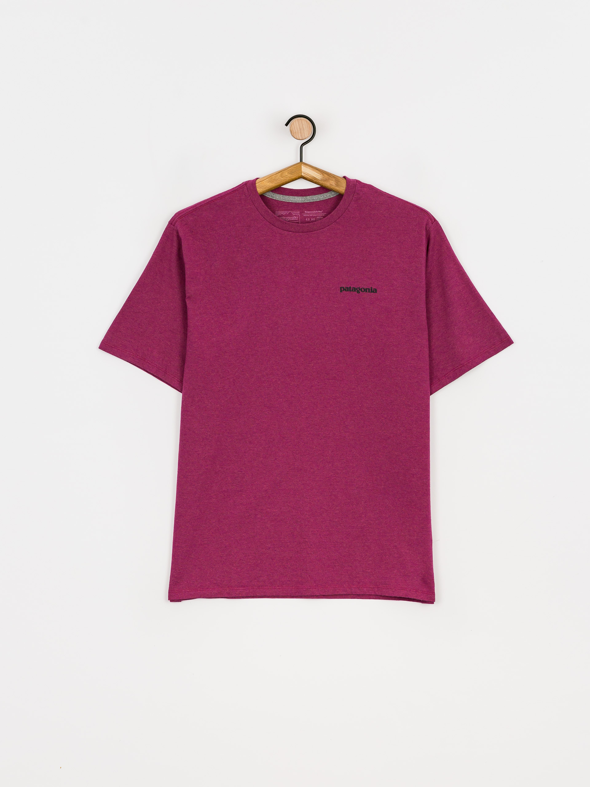 T-shirt Patagonia P 6 Logo Responsibili (star pink)