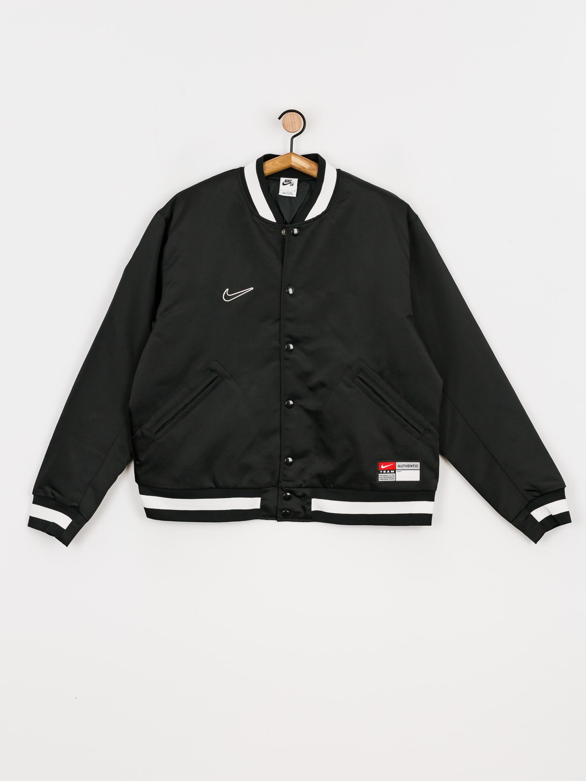 Kurtka Nike SB Bsbl Varsity (black/black/white/white)