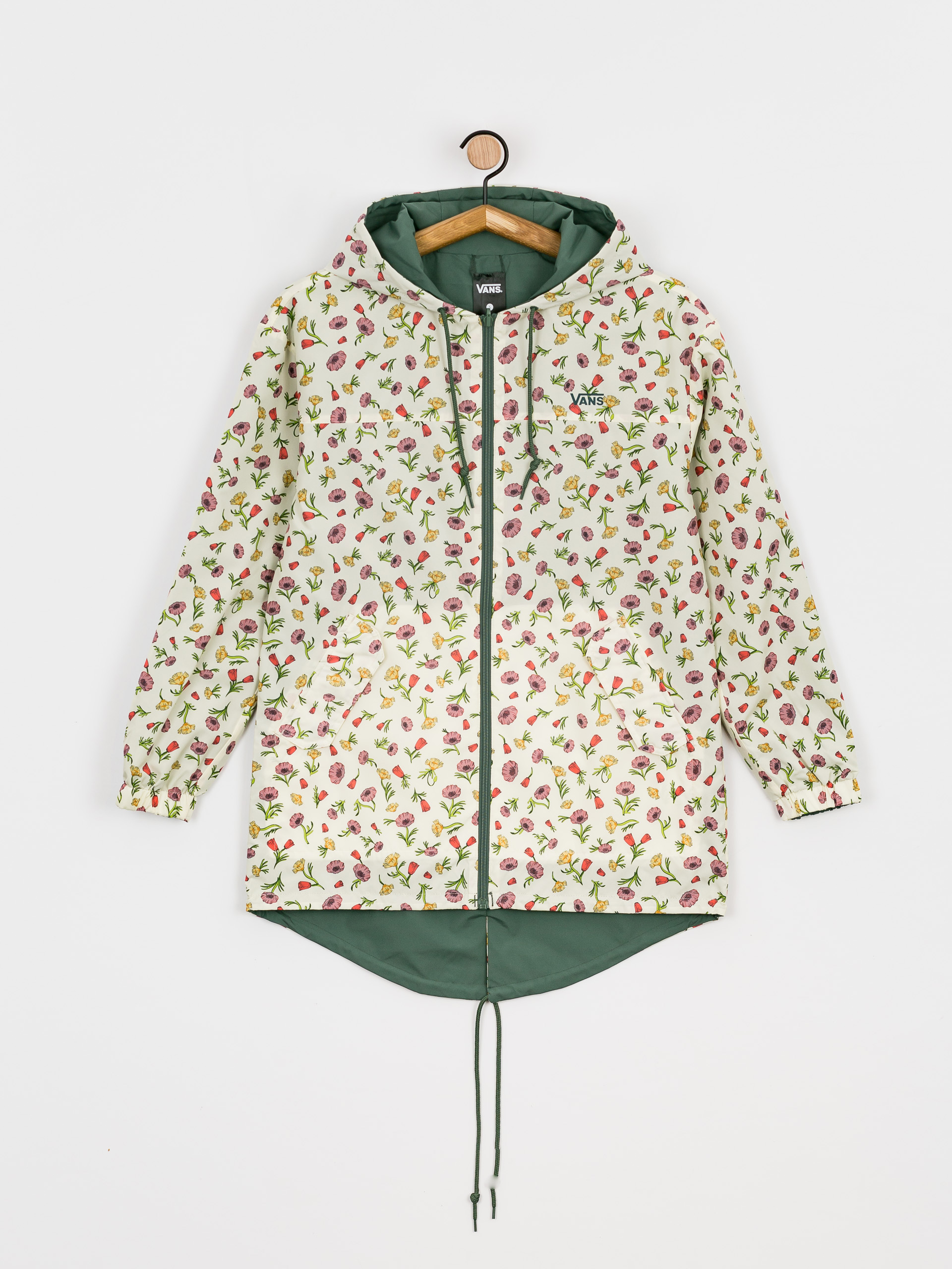 Kurtka Vans Mercy Reversible Parka Wmn (califas ditsy duck green)
