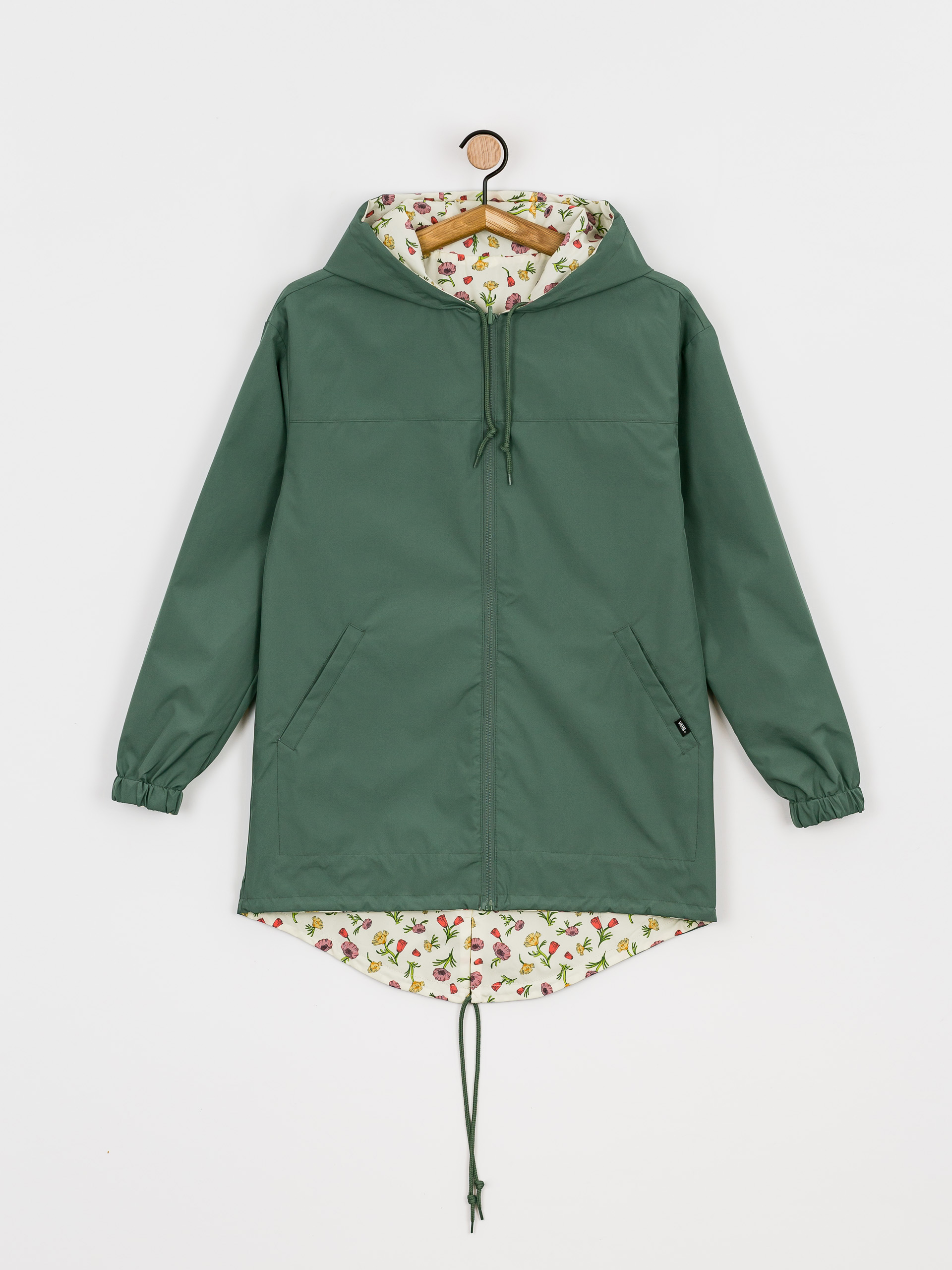 Kurtka Vans Mercy Reversible Parka Wmn (califas ditsy duck green)