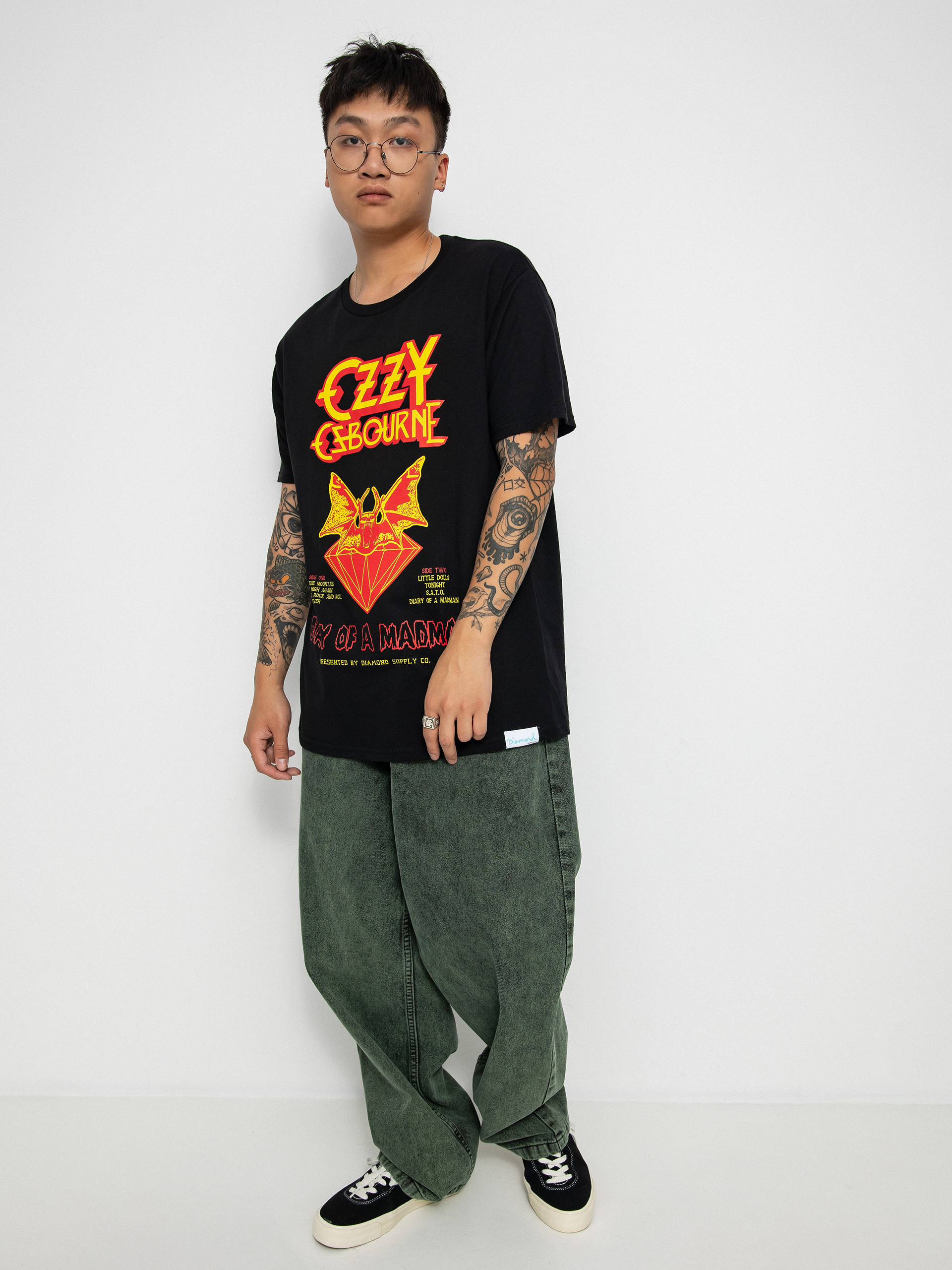 T-shirt Diamond Supply Co. Diary Of A Madman (black)