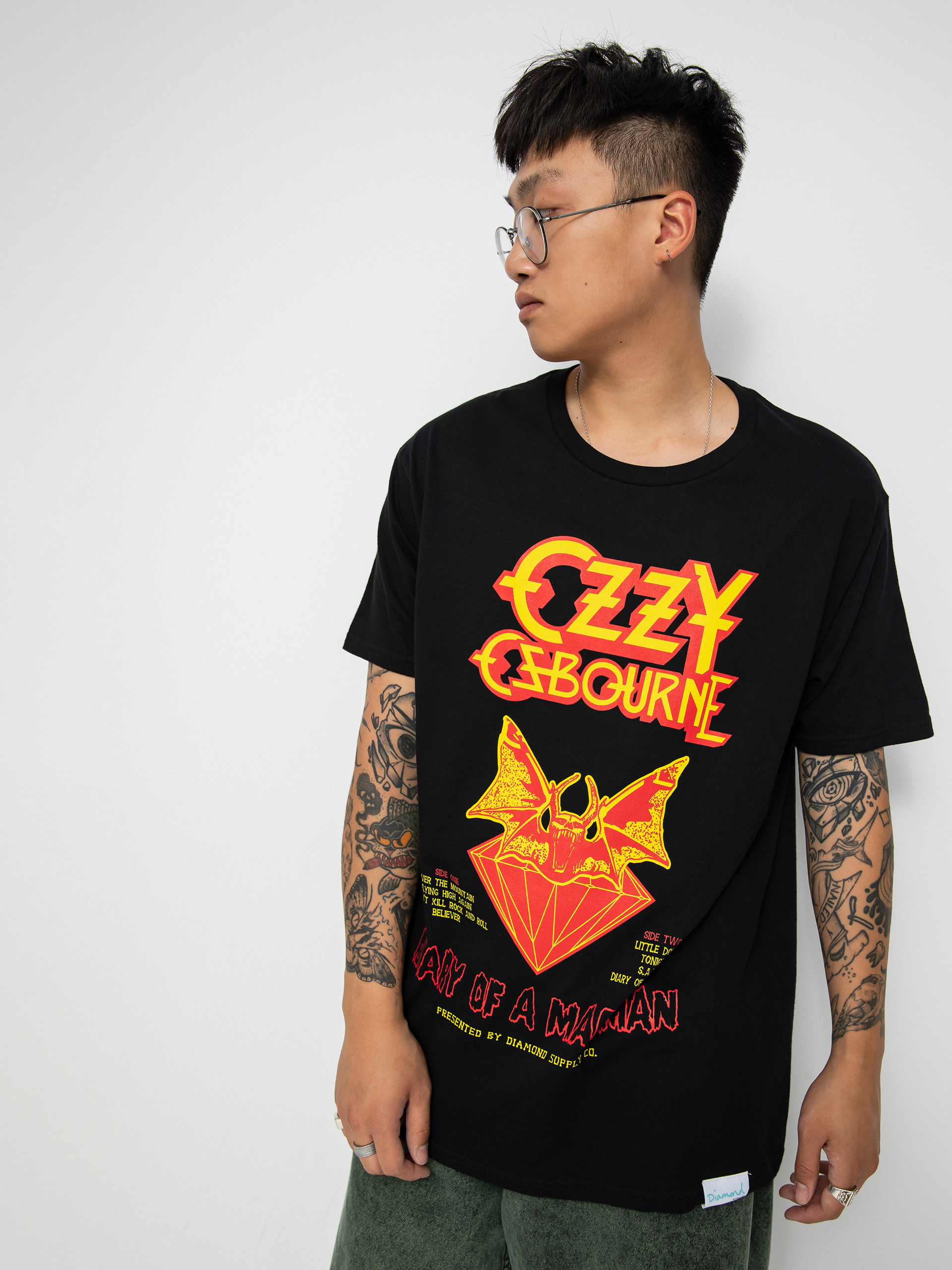 T-shirt Diamond Supply Co. Diary Of A Madman (black)