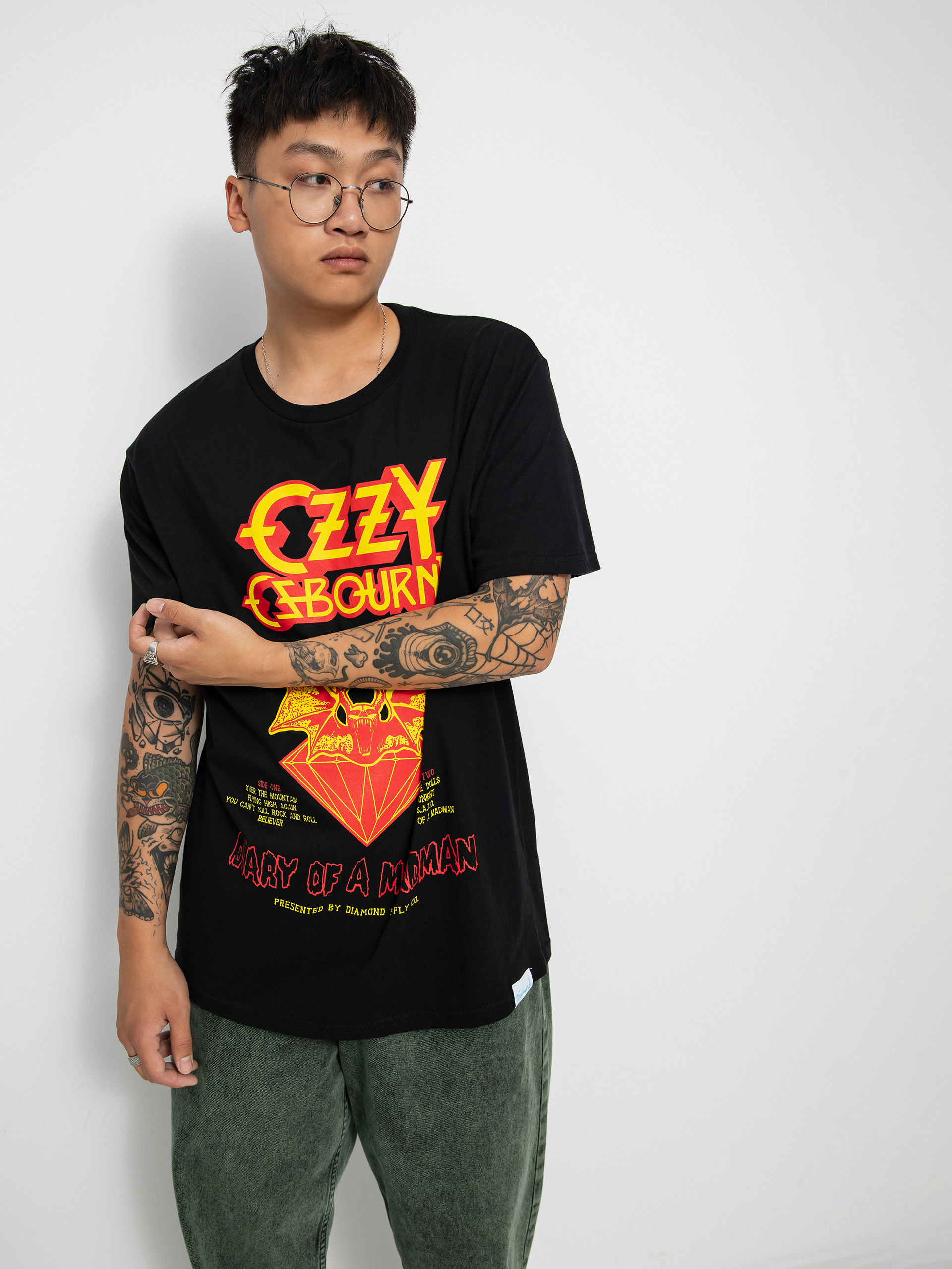 T-shirt Diamond Supply Co. Diary Of A Madman (black)