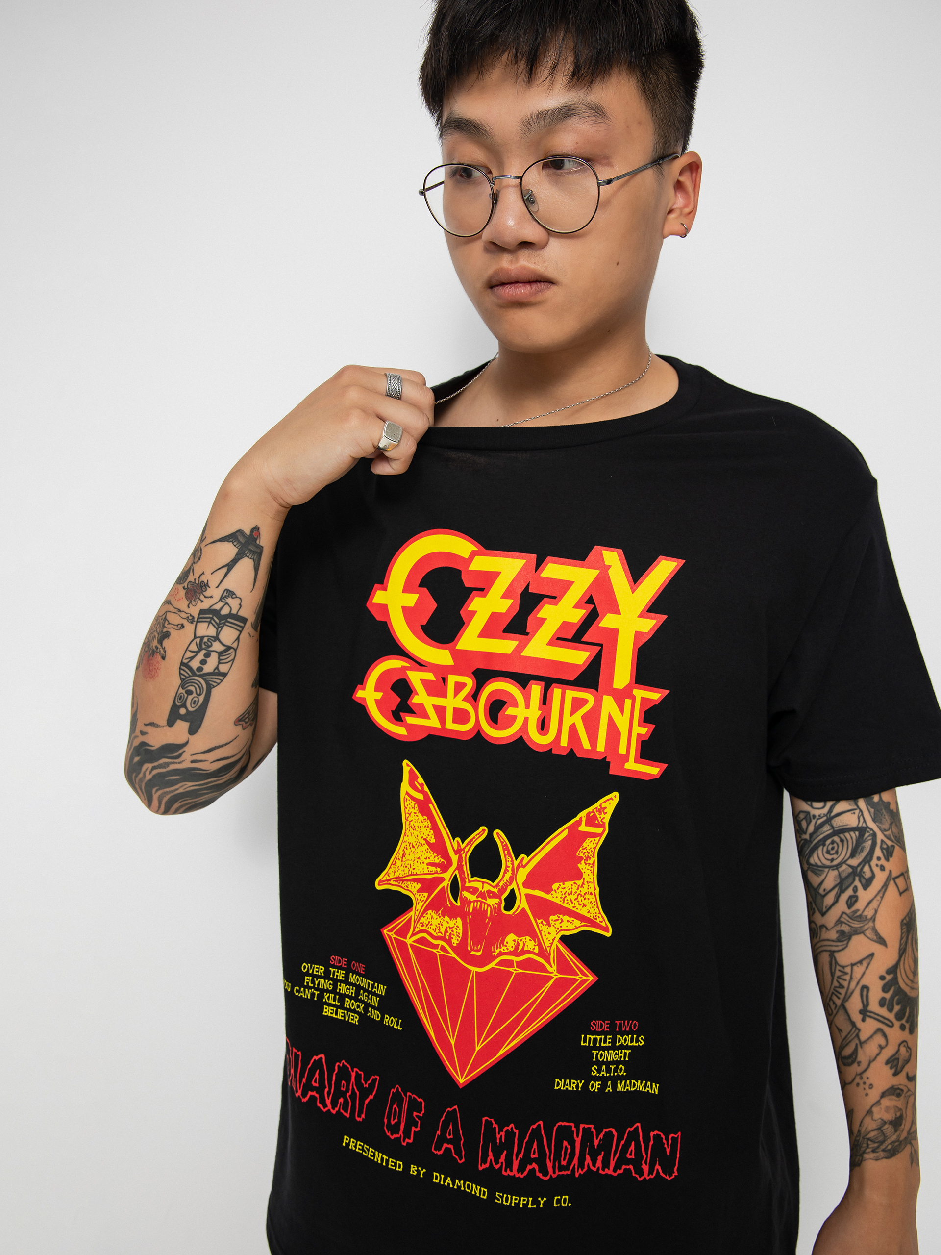 T-shirt Diamond Supply Co. Diary Of A Madman (black)