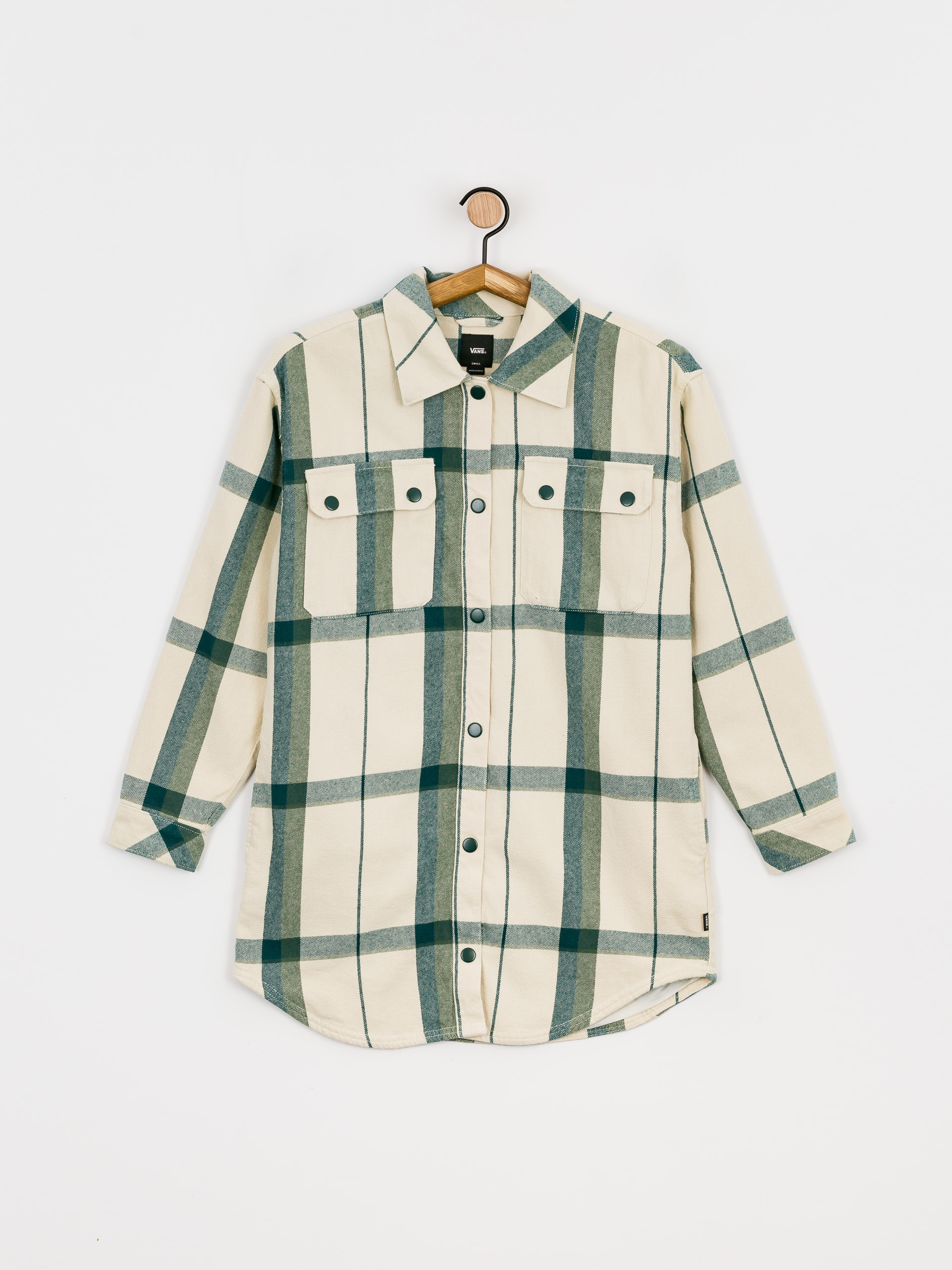 Koszula Vans Hal Plaid Shacket Wmn (marshmallow)